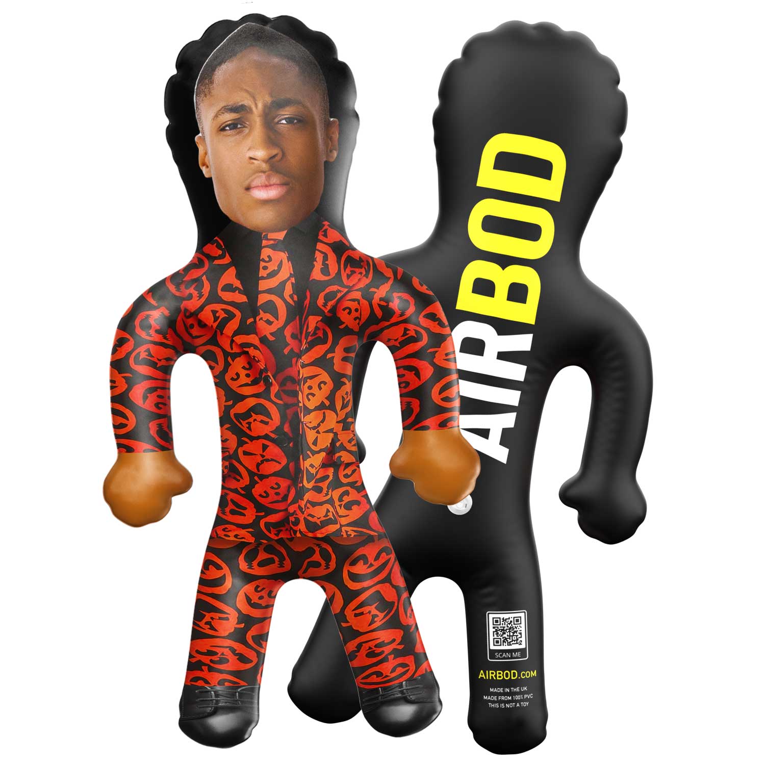 Pumpkin Pattern Suit Blow Up Doll