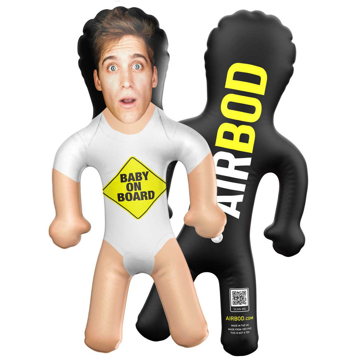 Baby On Board Blow Up Doll