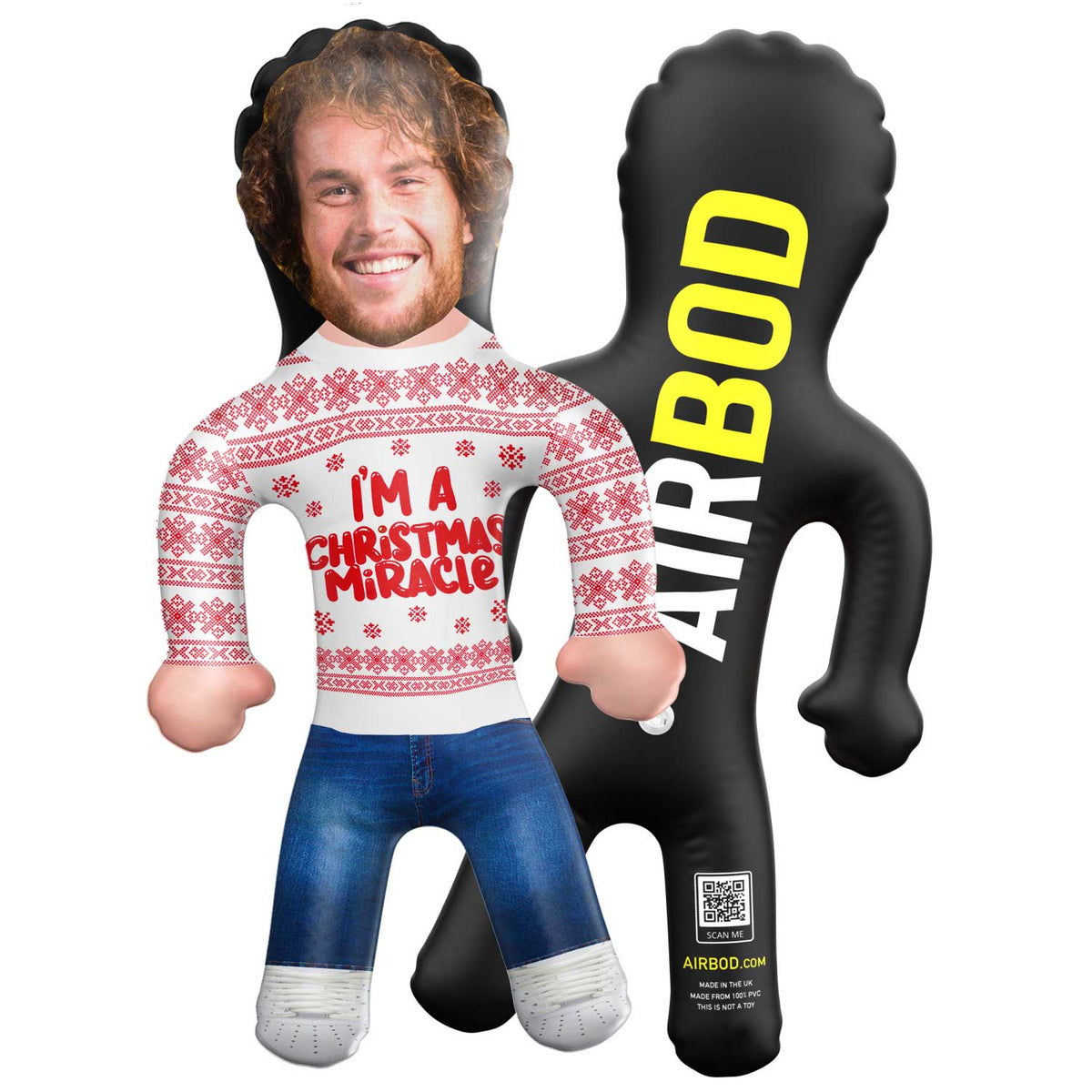 I'm a Christmas Miracle Blow Up Doll