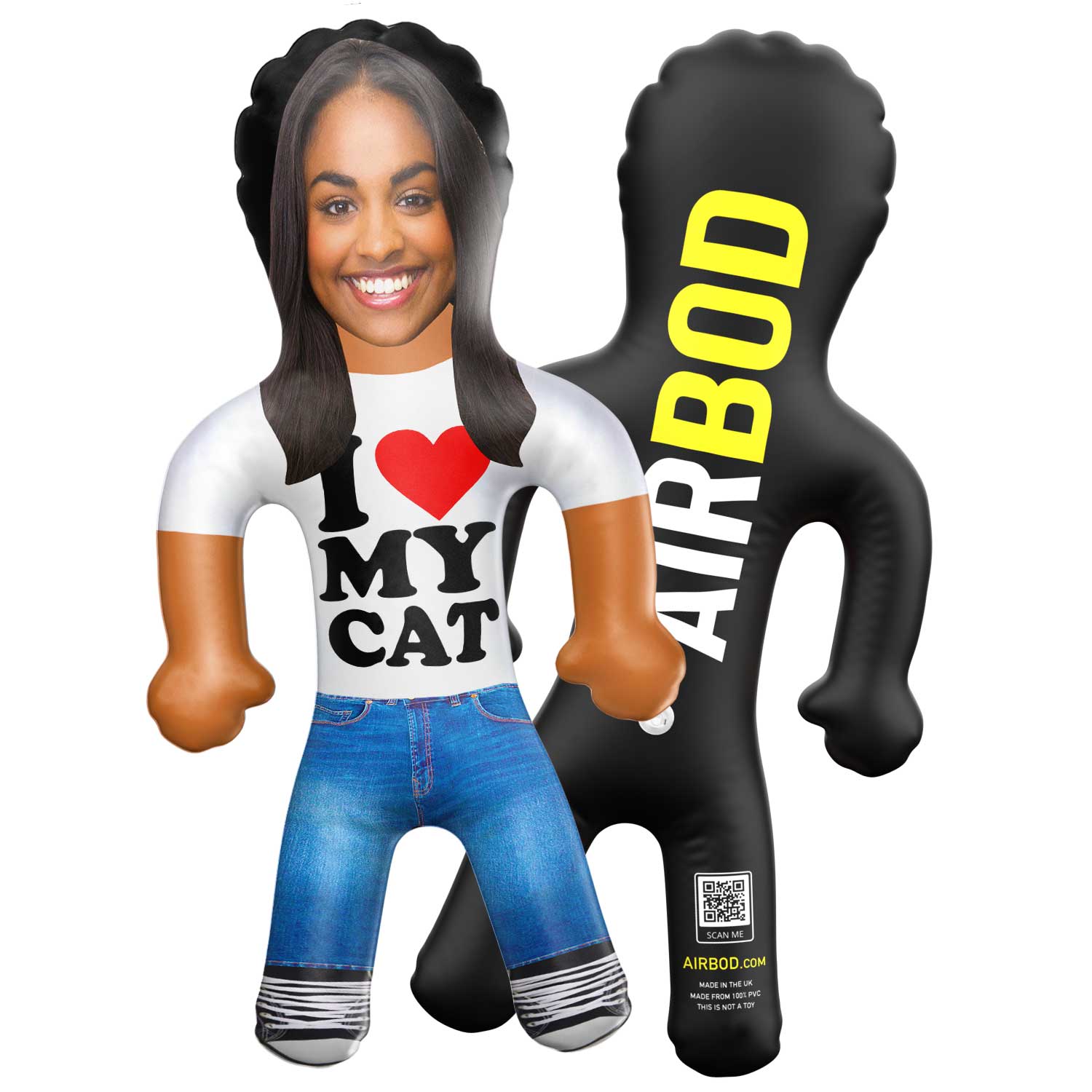 I Love my Cat Blow Up Doll