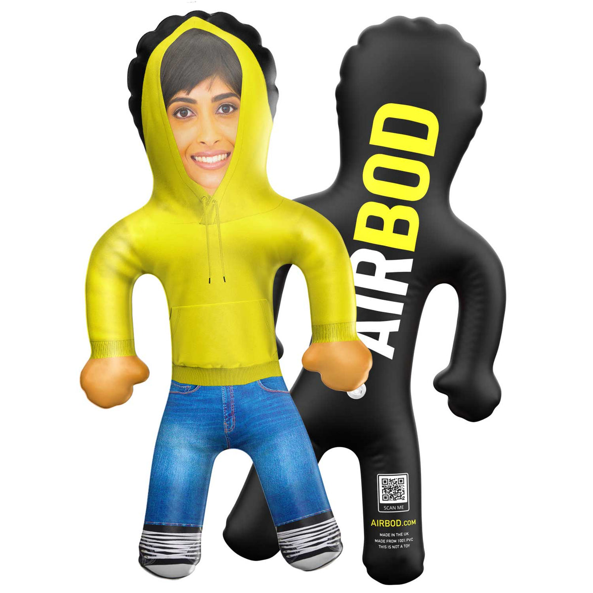 Yellow Hoodie Blow Up Doll