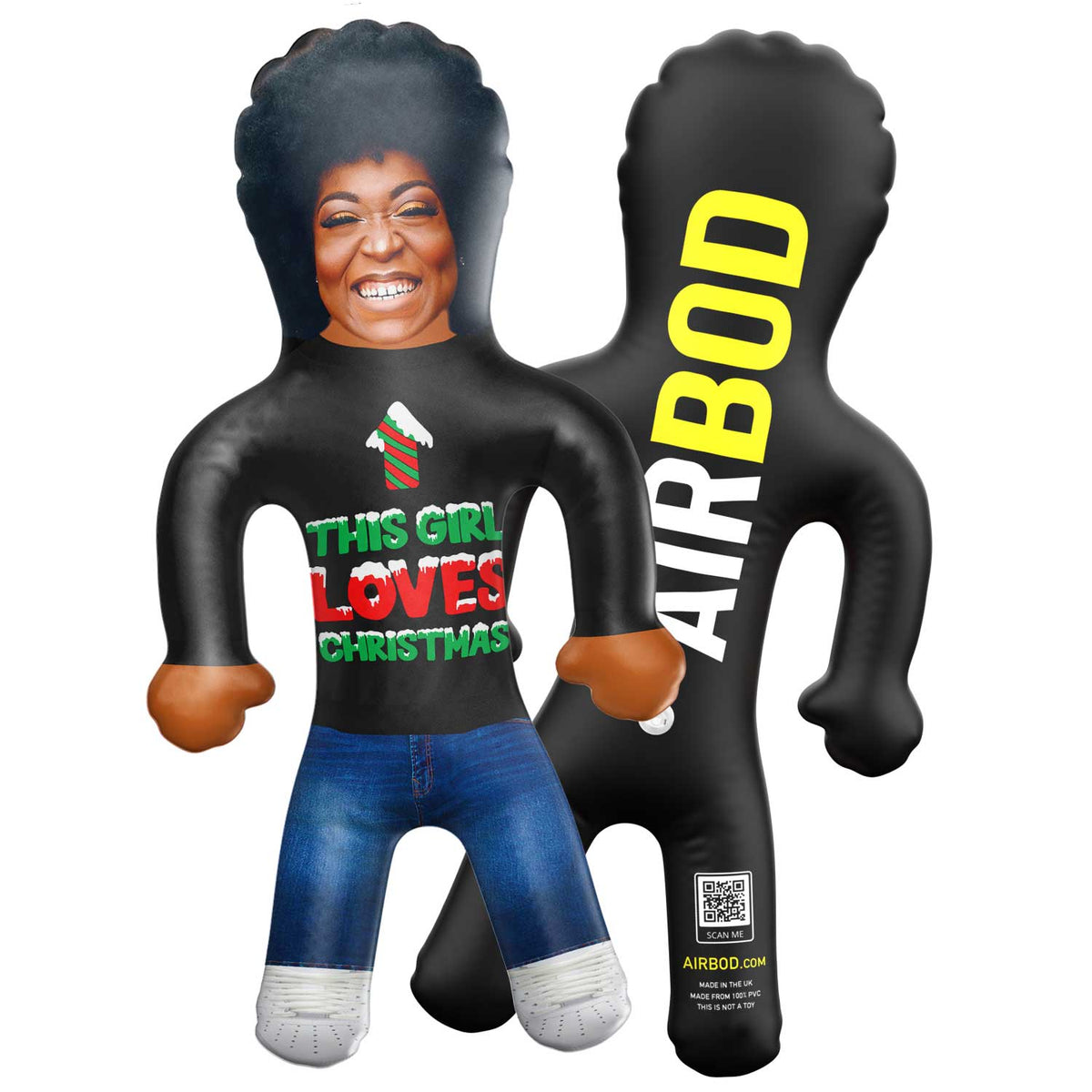 This Girl Loves Christmas Blow Up Doll