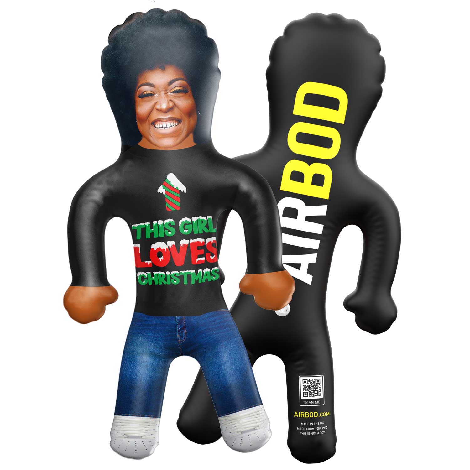 This Girl Loves Christmas Blow Up Doll