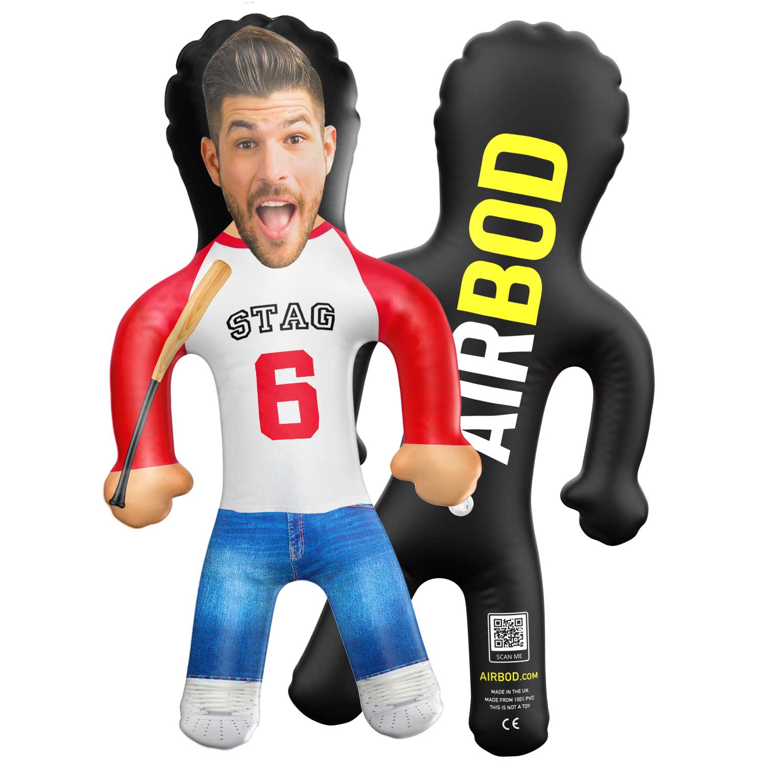 Stag (Number) Baseball Top Blow Up Doll