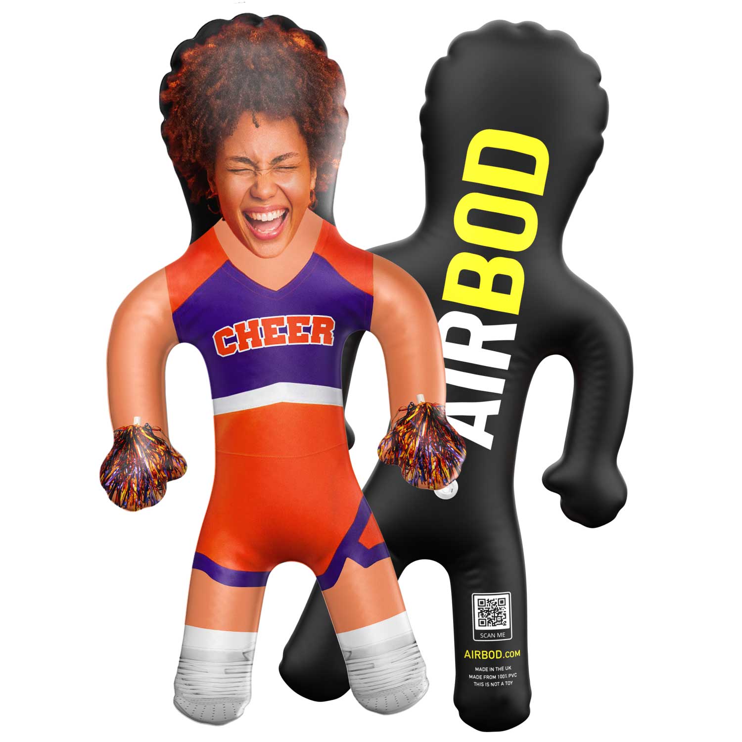Clemson Cheerleader Blow Up Doll