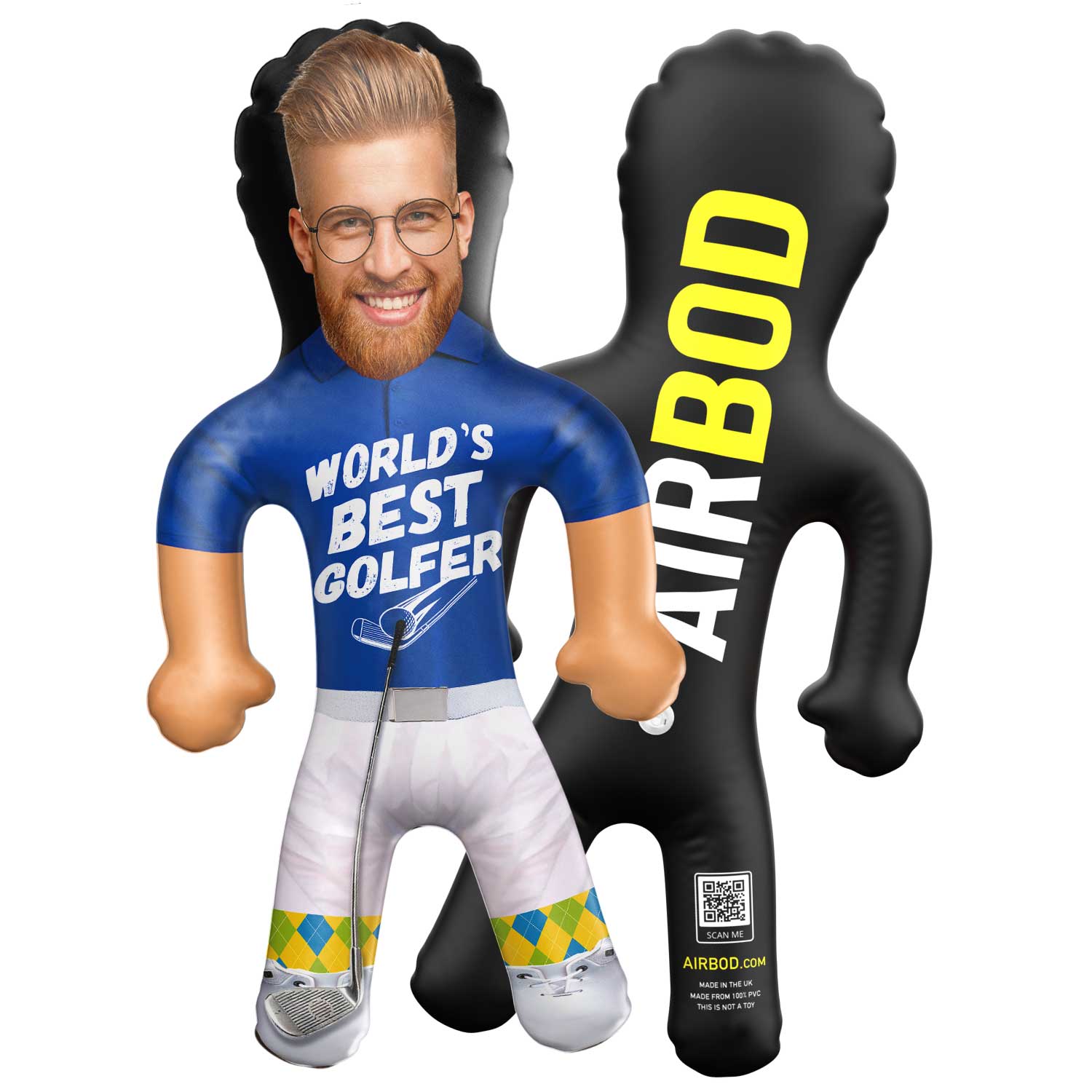 World's Best Golfer Blow Up Doll