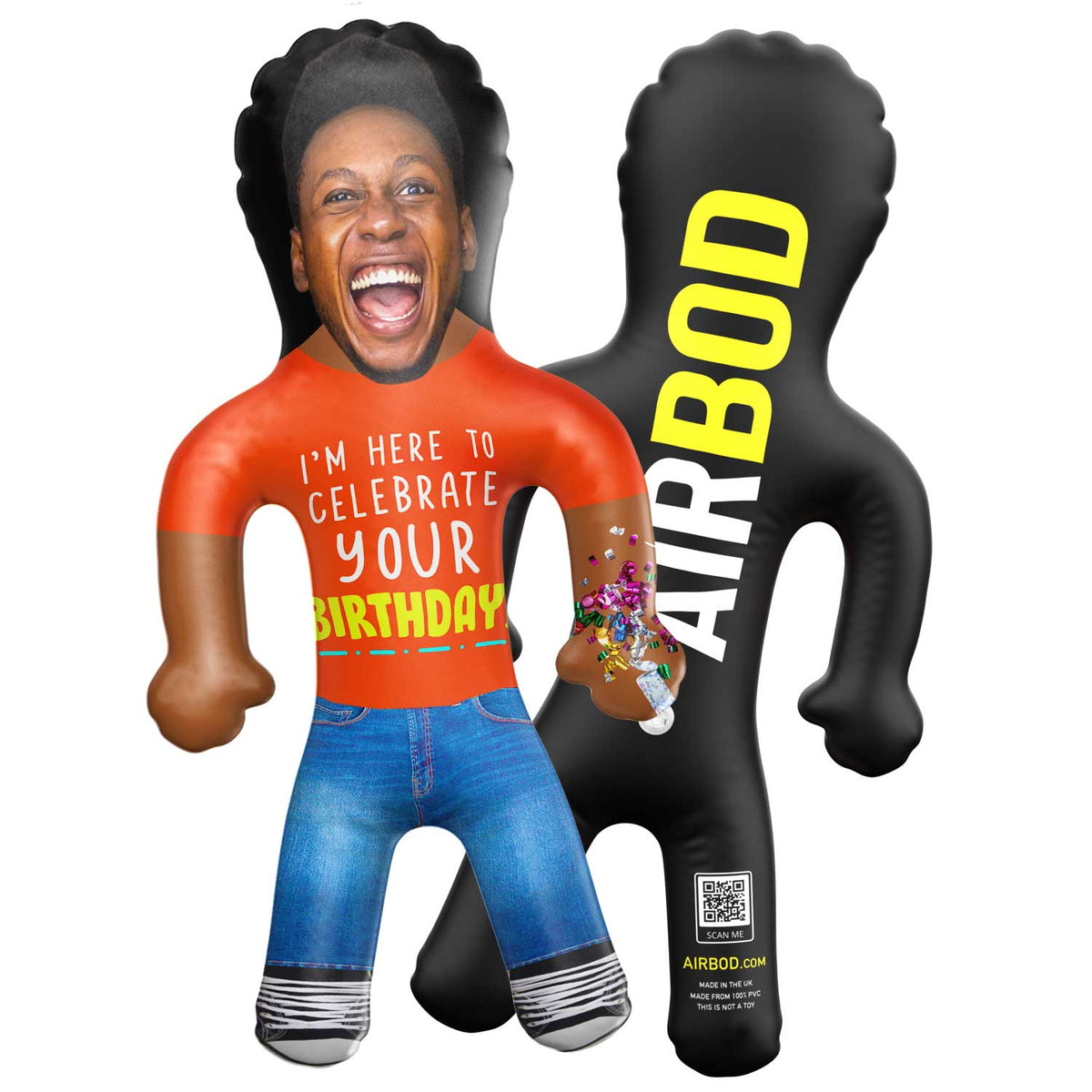 I'm Here To Celebrate Your Birthday! Blow Up Doll