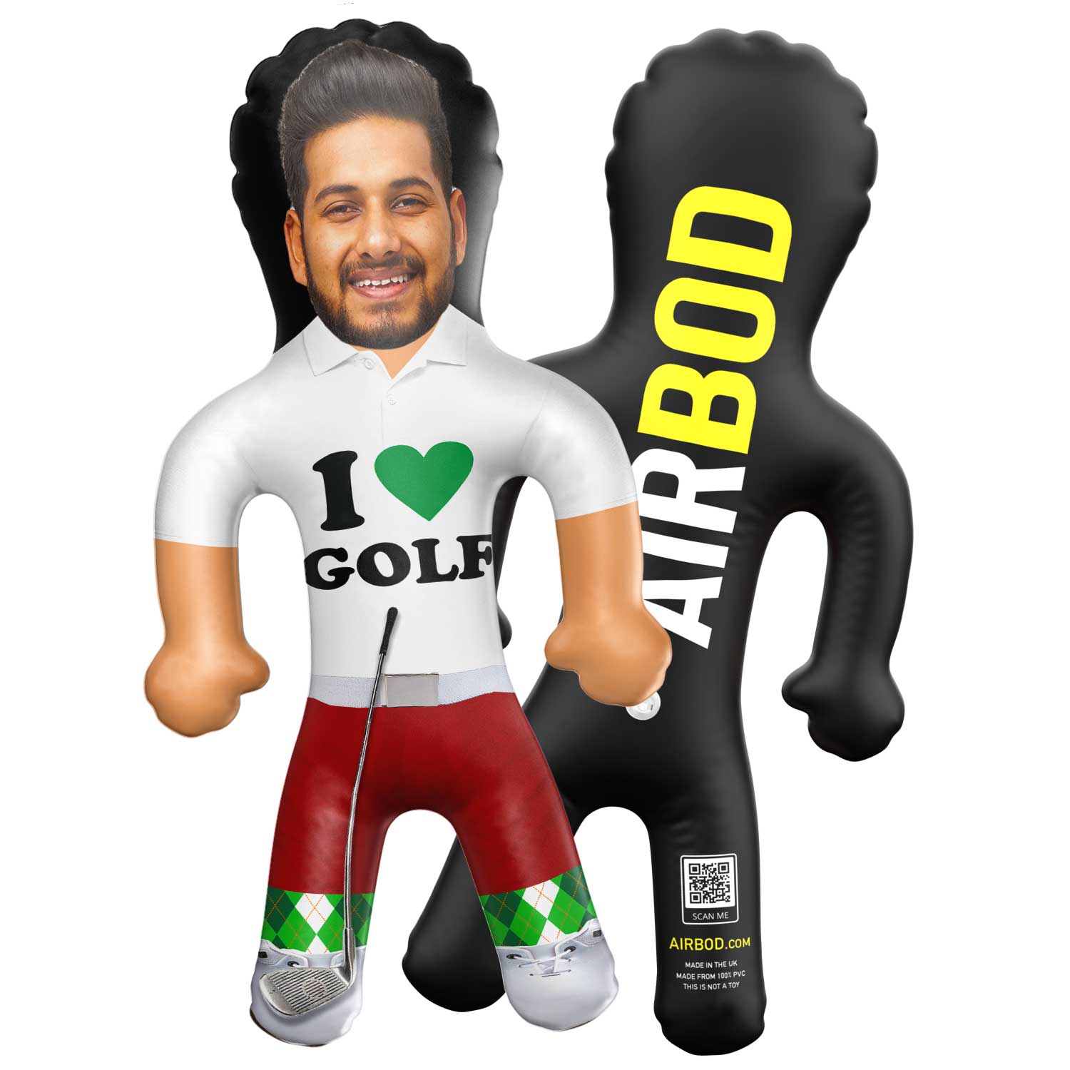 I Love Golf Blow Up Doll