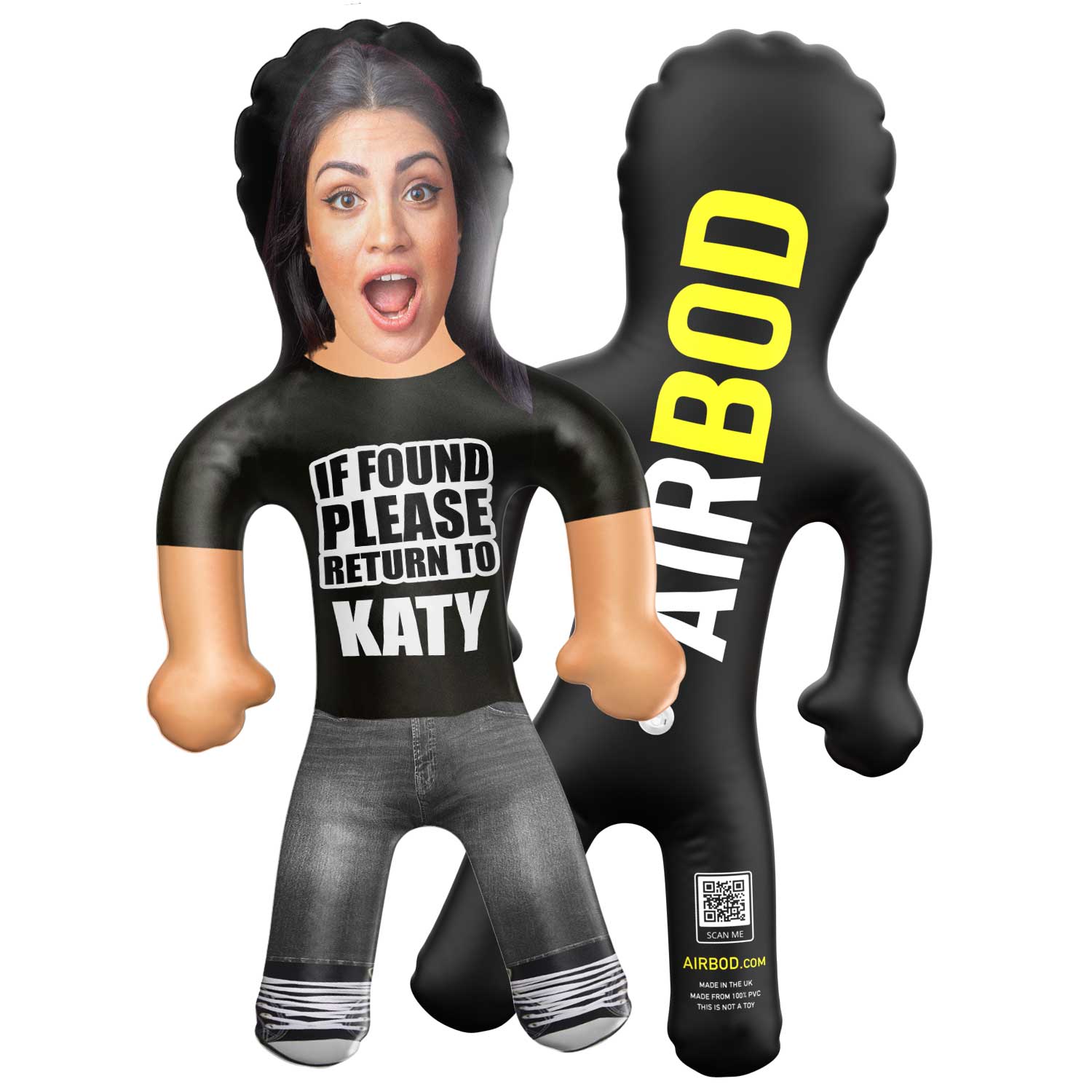 If Found Please Return To *Your Name* Blow Up Doll