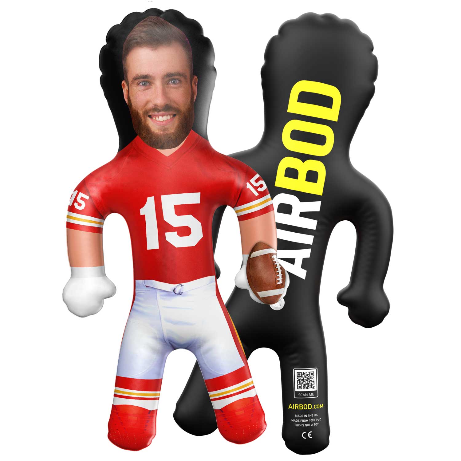 Kansas City Football Blow Up Doll