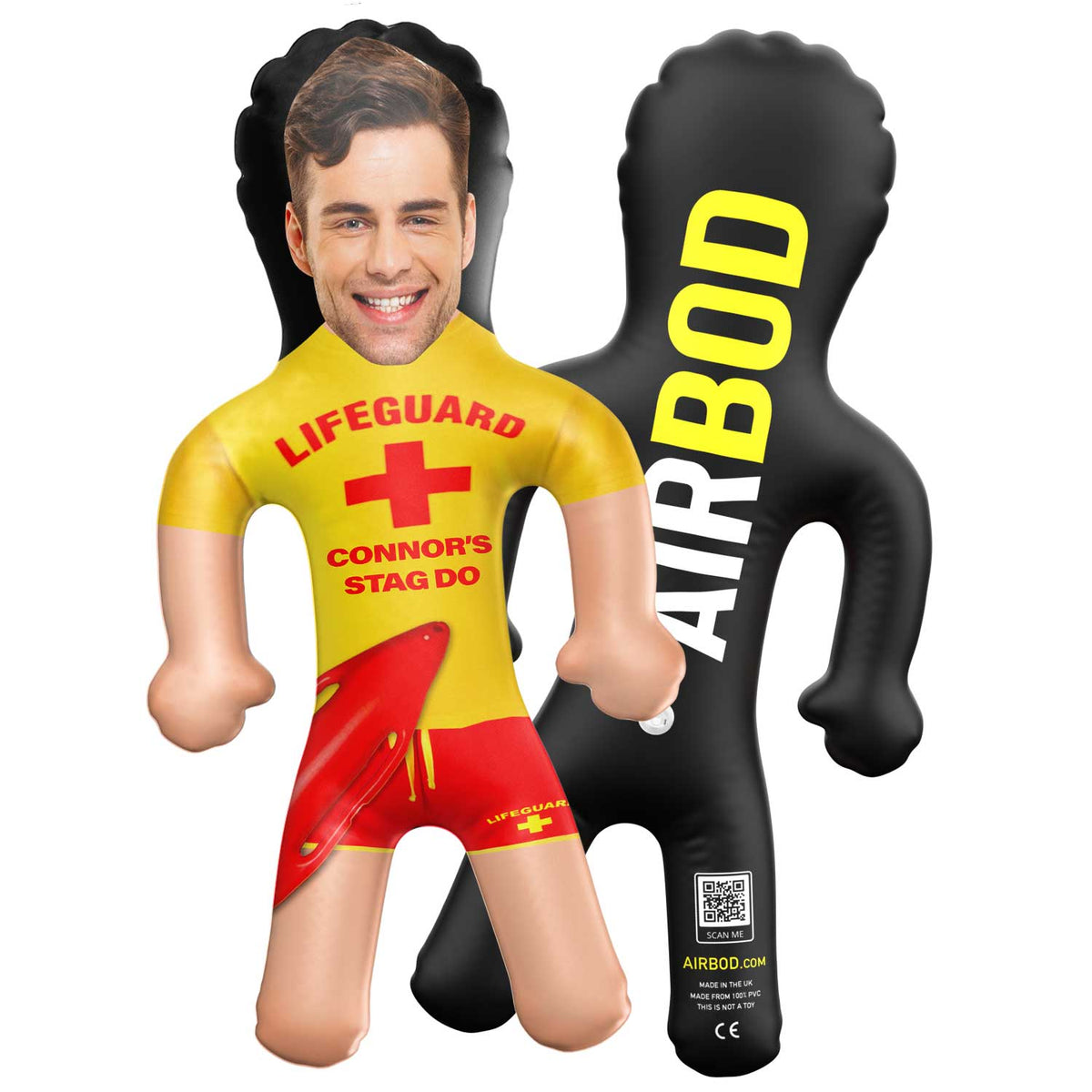 Lifeguard *Your Name's* Stag Do Blow Up Doll