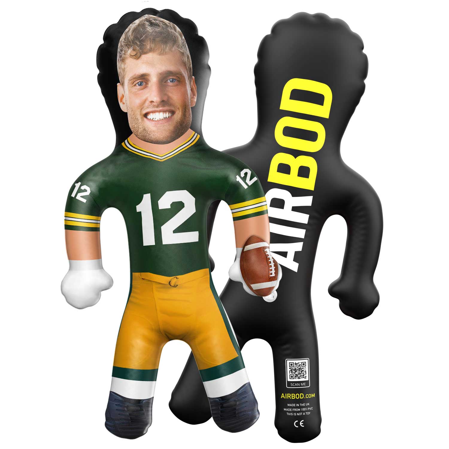Green Bay Football Blow Up Doll