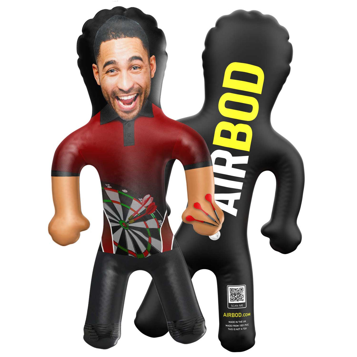 Dart Player Male Blow Up Doll