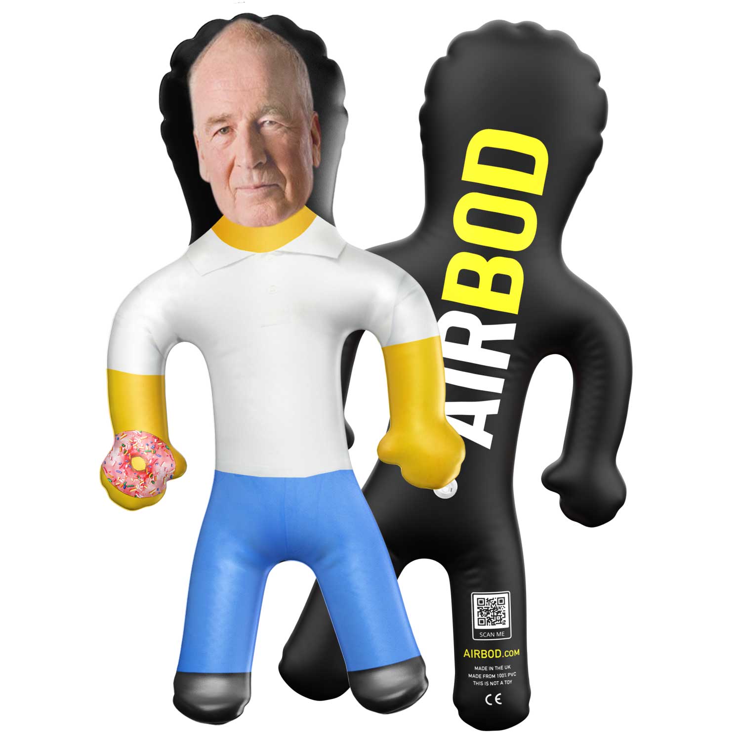 Yellow Man Blow Up Doll