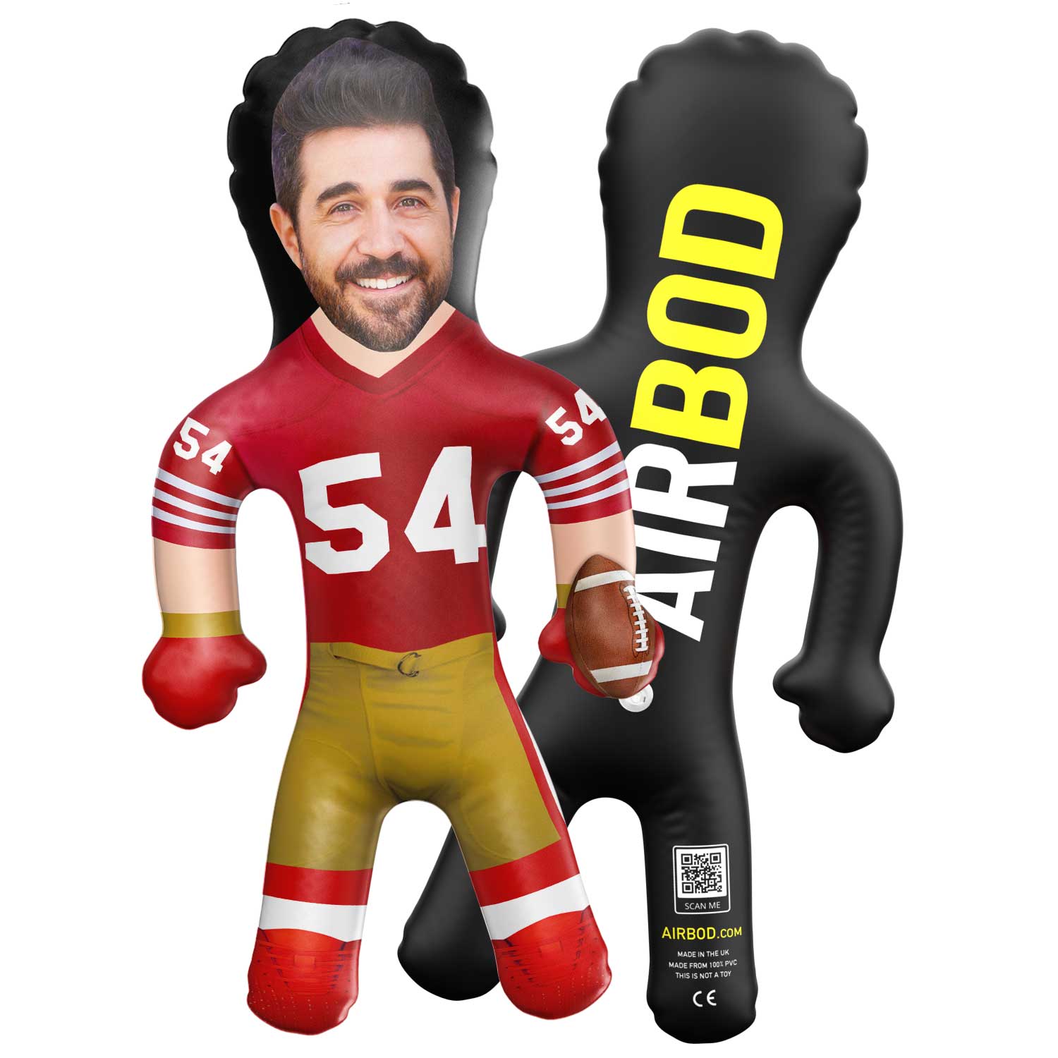 San Francisco Football Blow Up Doll