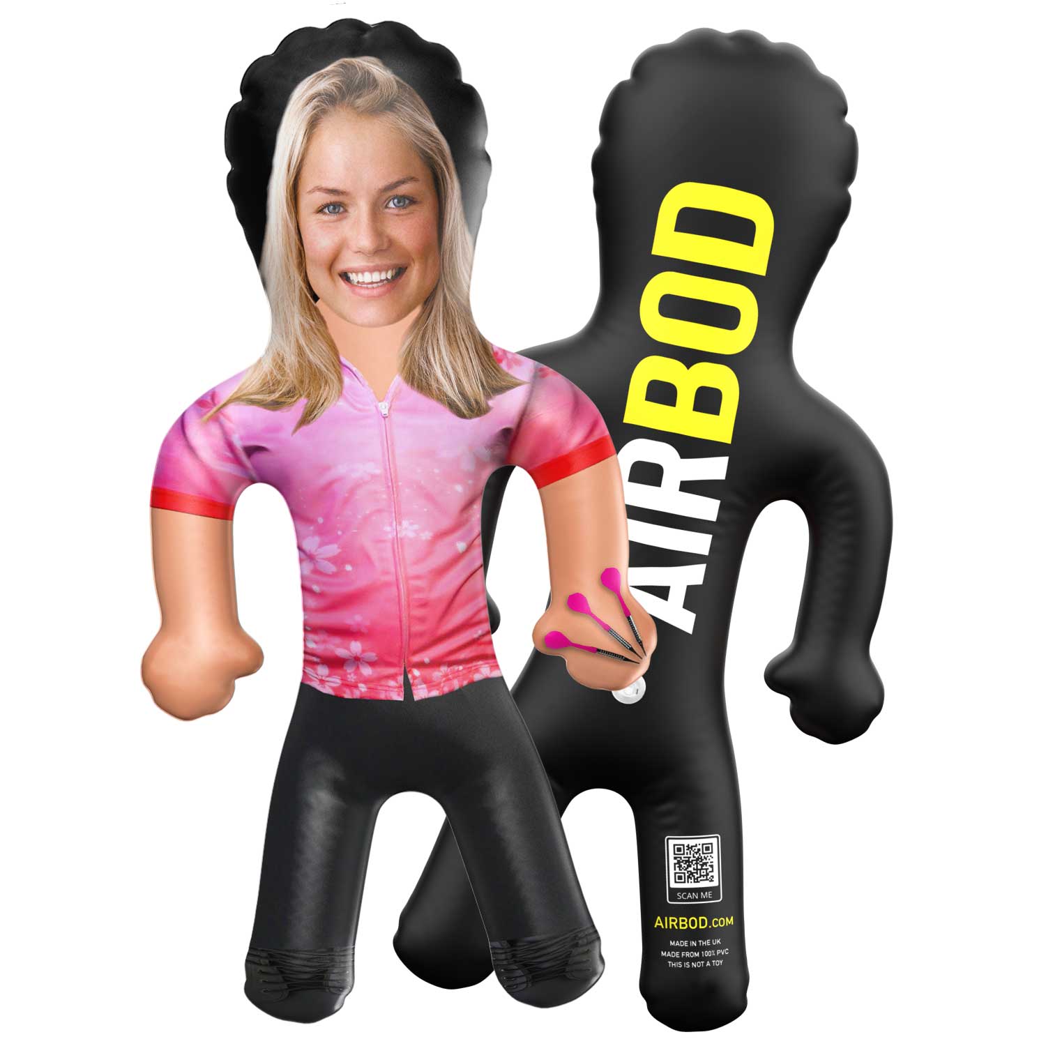 Dart Player Female Blow Up Doll