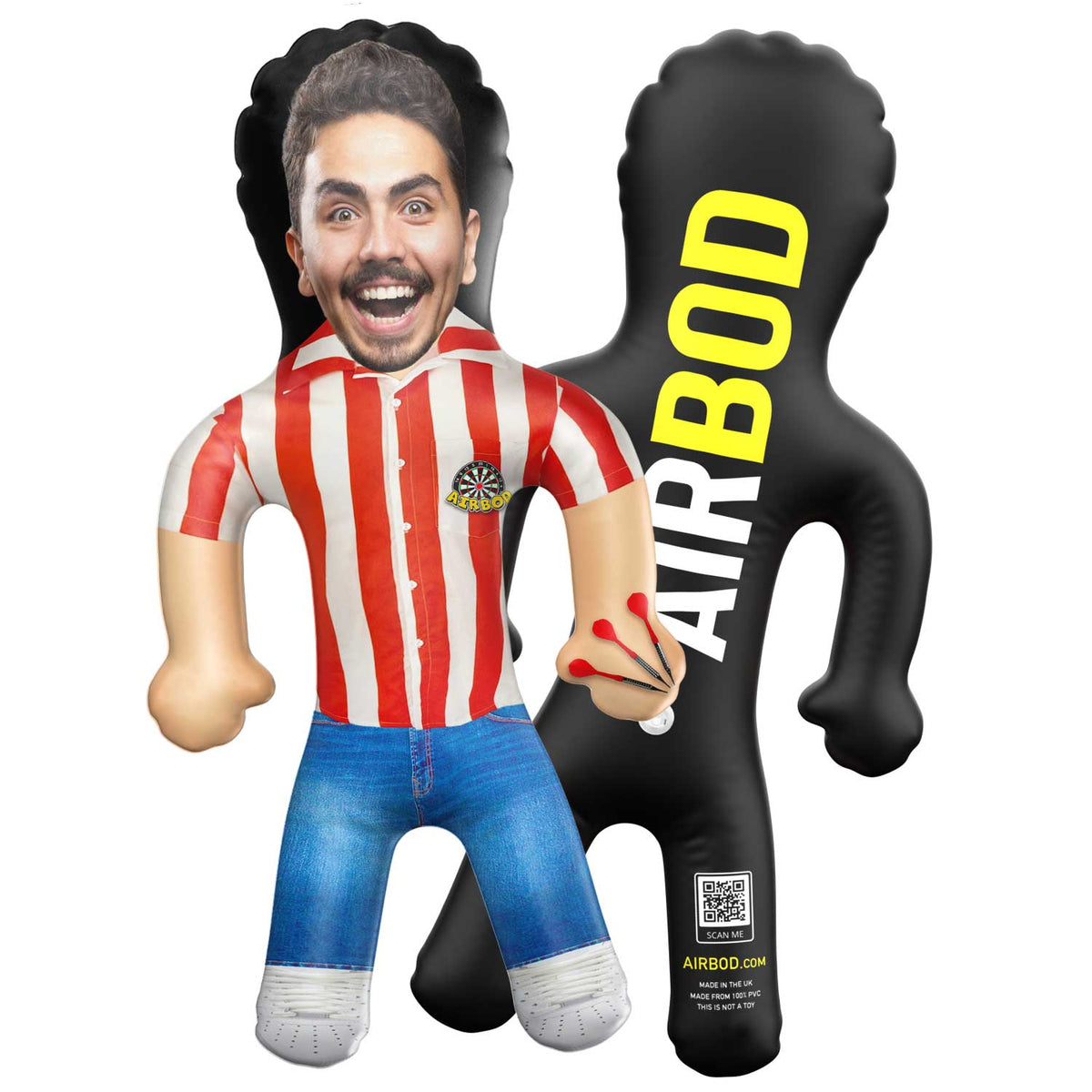 Bullseye Darts Blow Up Doll