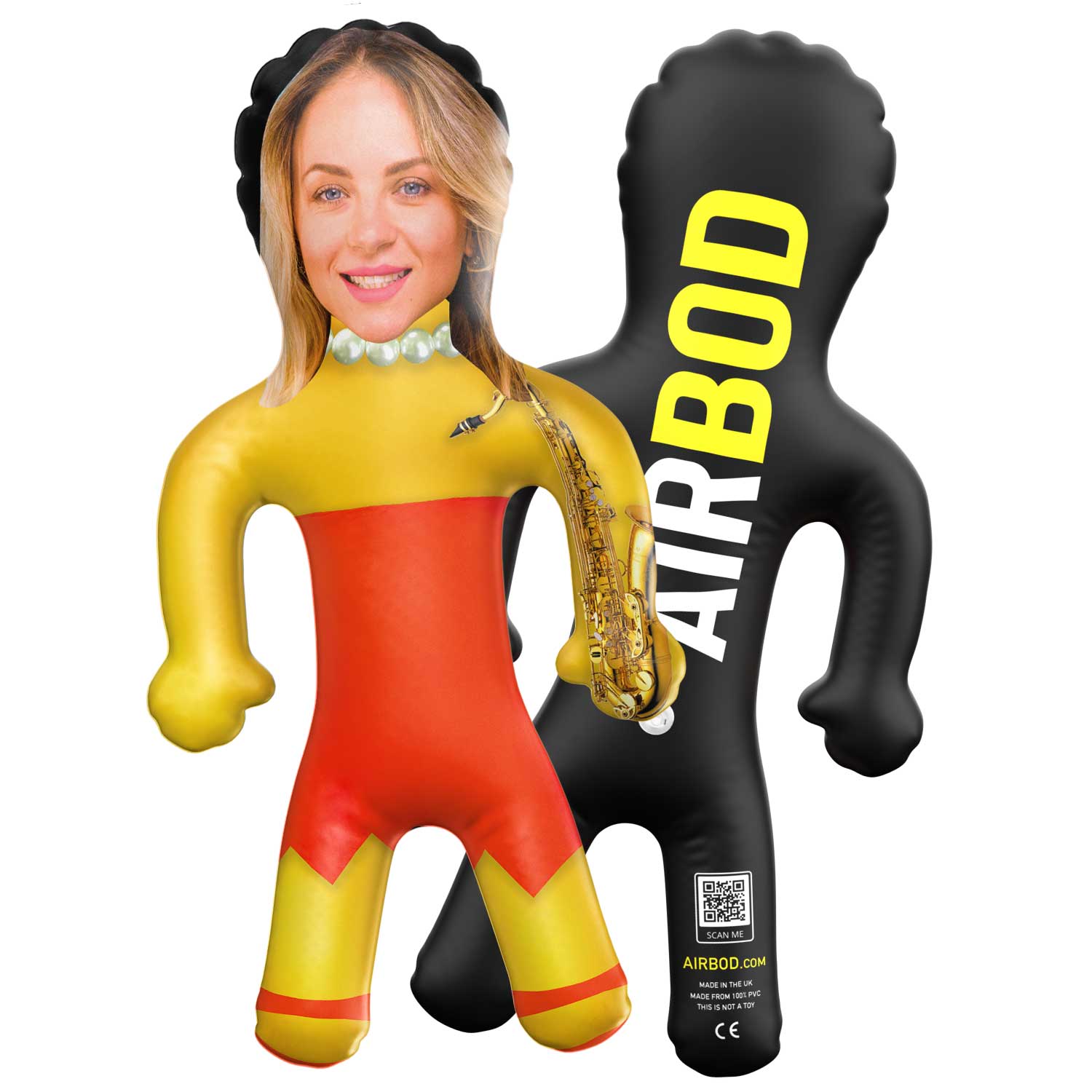 Yellow Girl Blow Up Doll