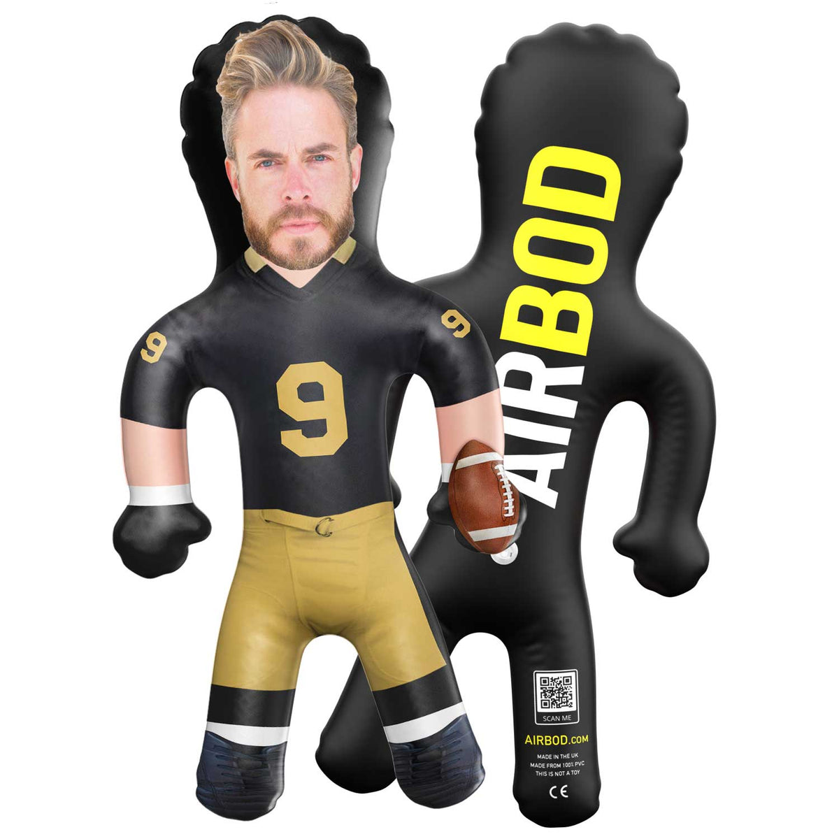 New Orleans Football Blow Up Doll