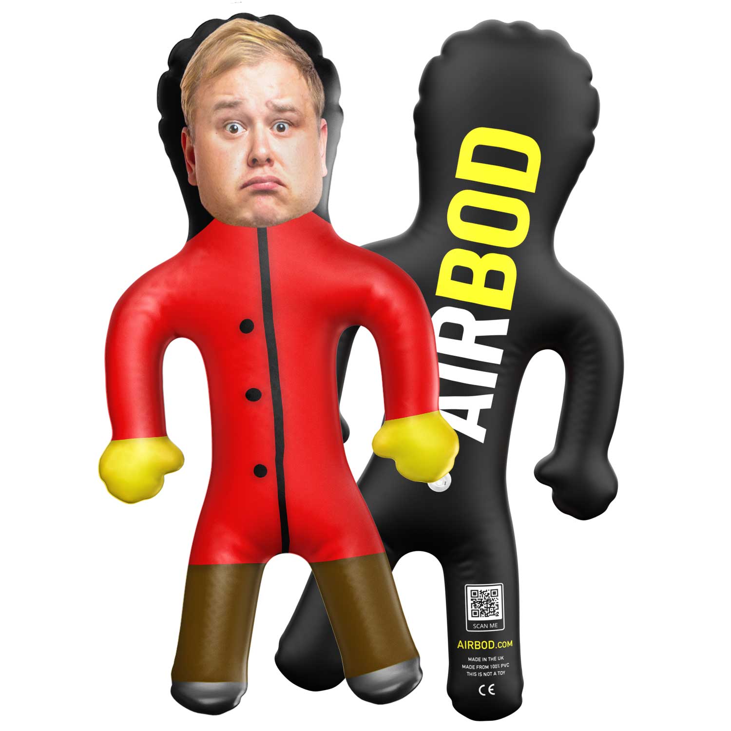 Snow Boy Red Blow Up Doll