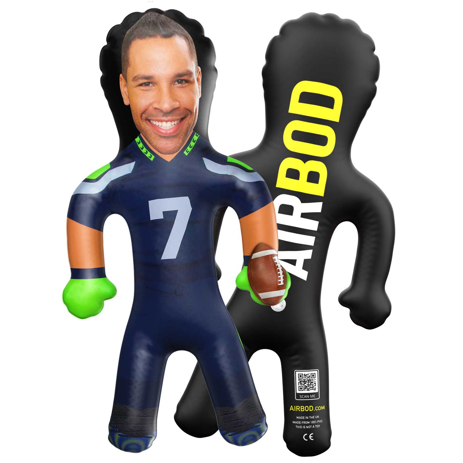 Seattle Football Blow Up Doll