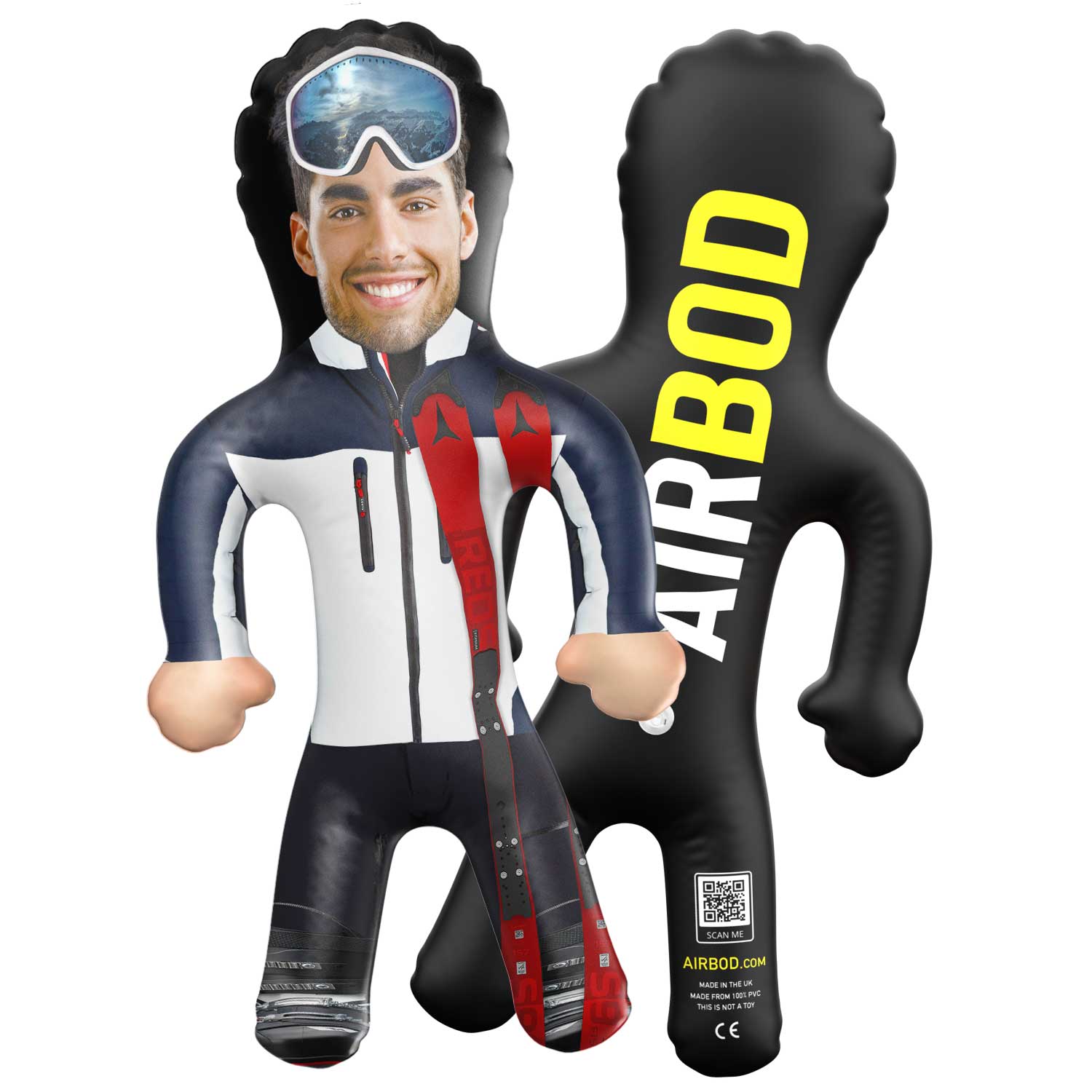 Skiier Blow Up Doll
