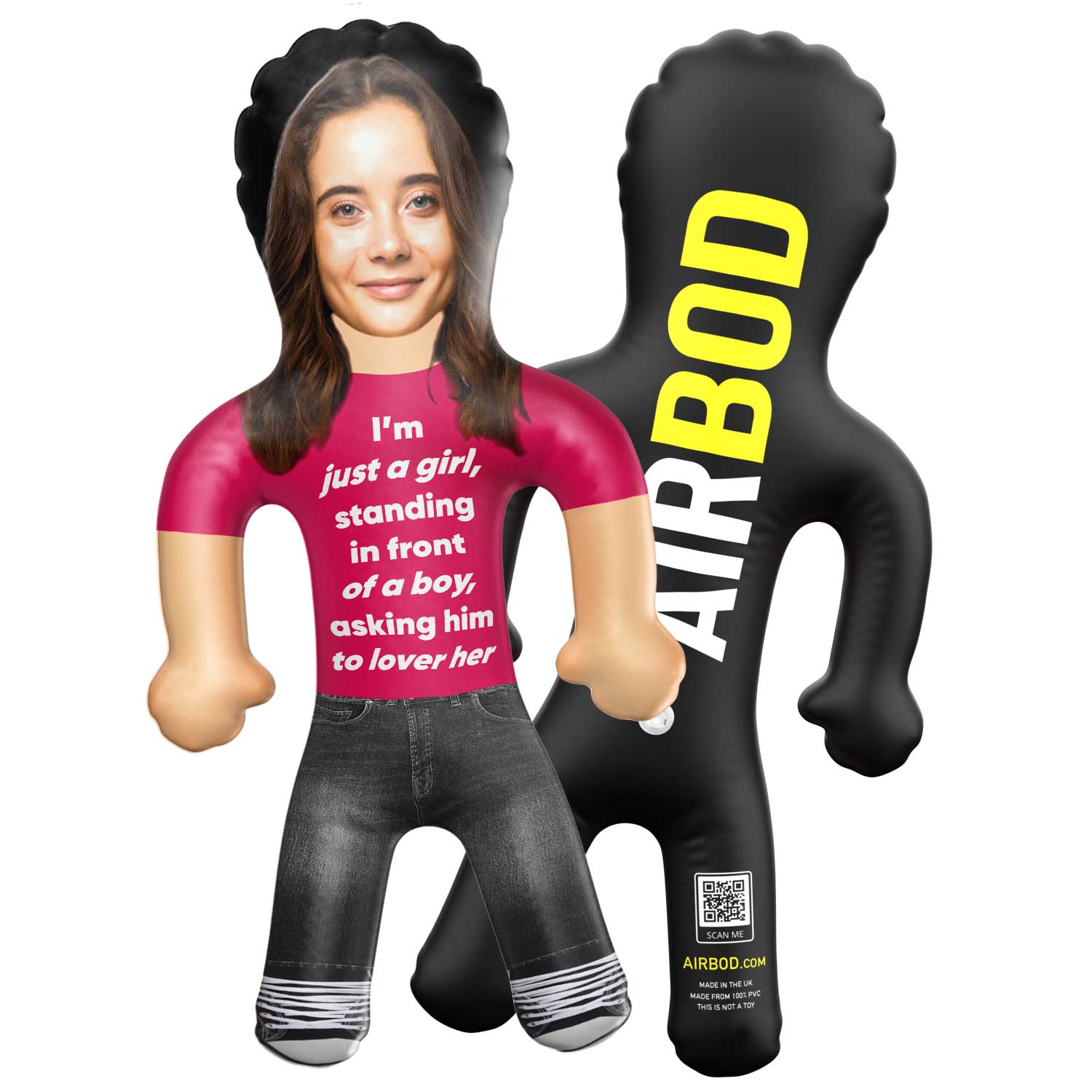 I'm Just A Girl, Standing In Front Of A Boy, Asking Him To Love Her Blow Up Doll
