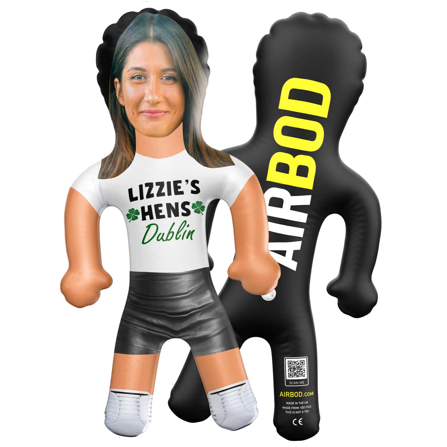 *Your Name's* Hens Shamrock Dublin Blow Up Doll