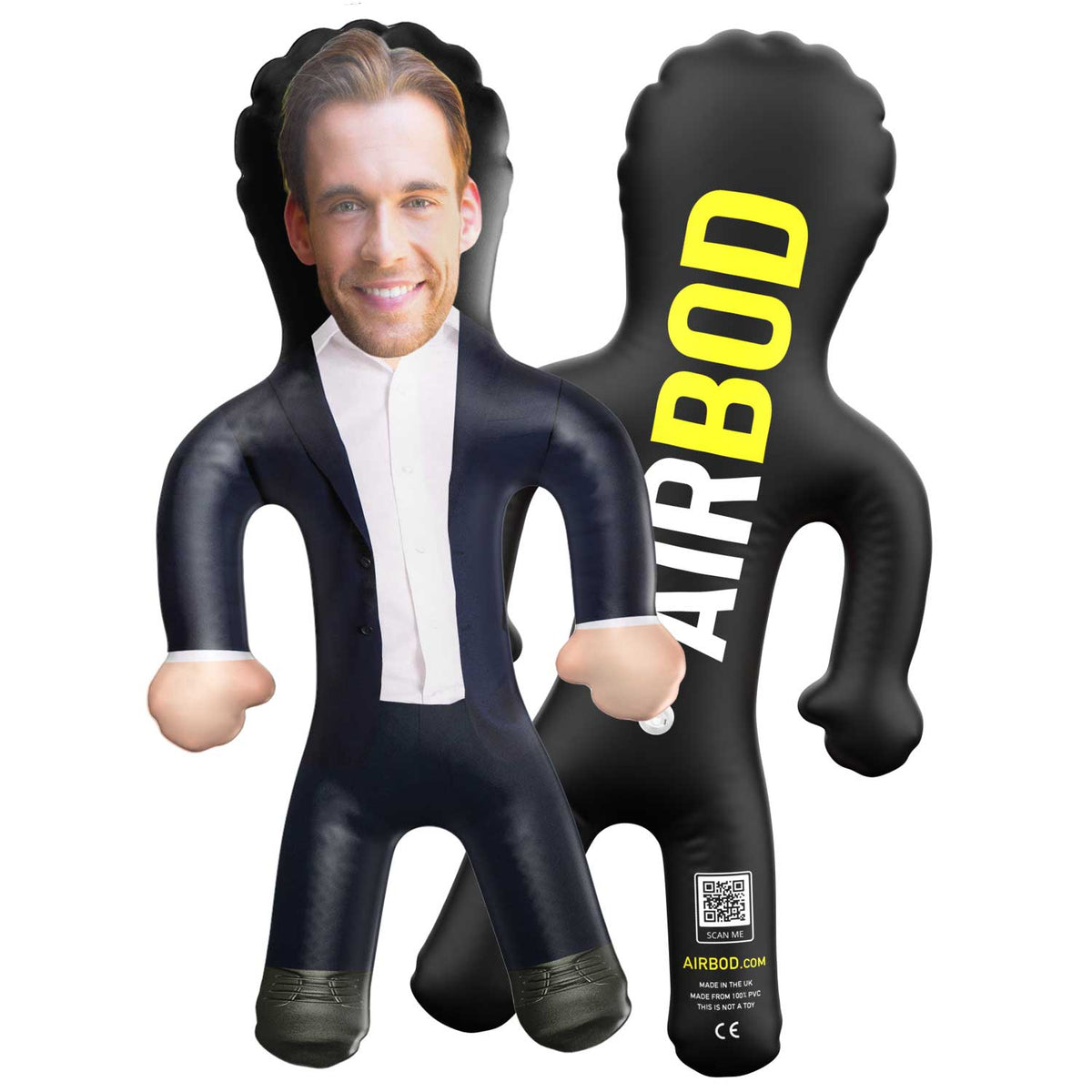 Open Shirt Navy Suit Blow Up Doll