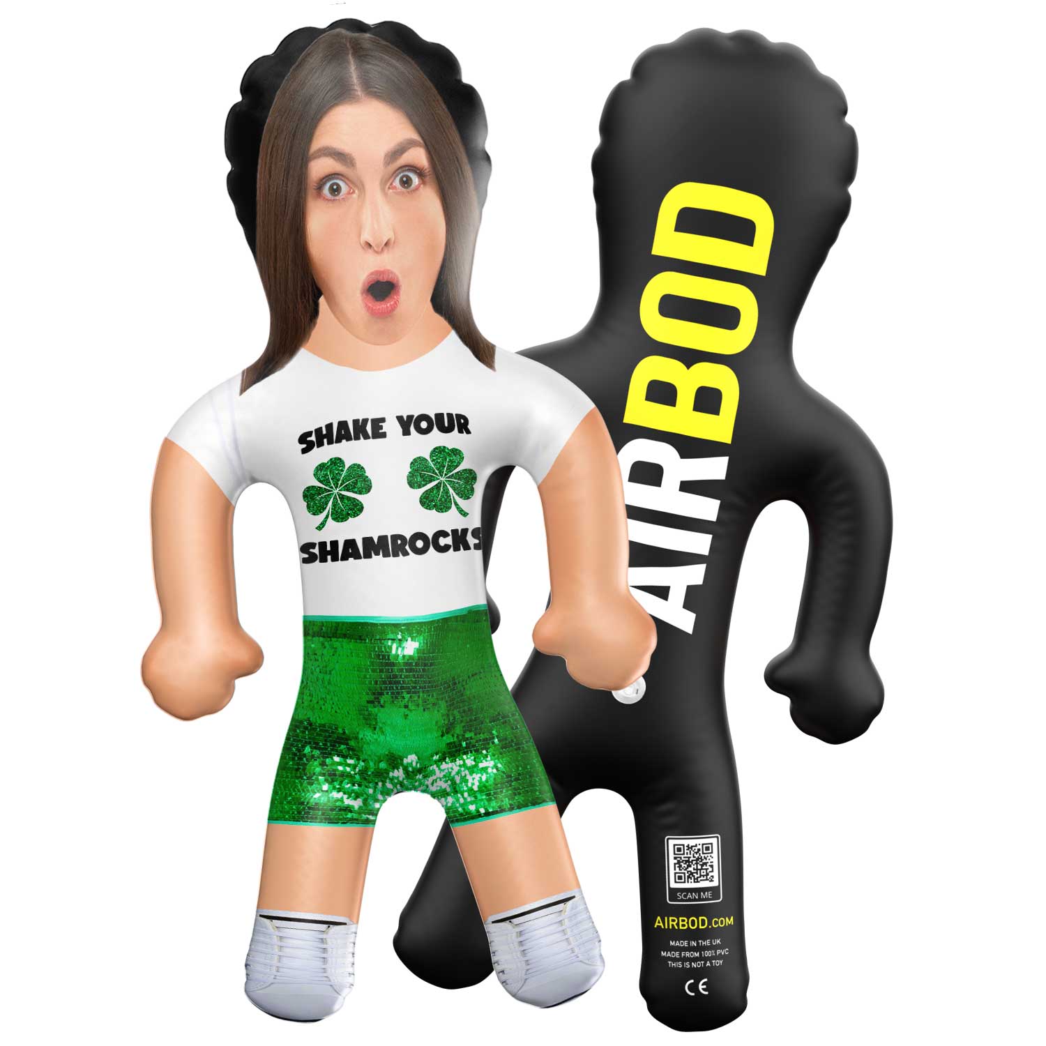 Shake Your Shamrocks Blow Up Doll