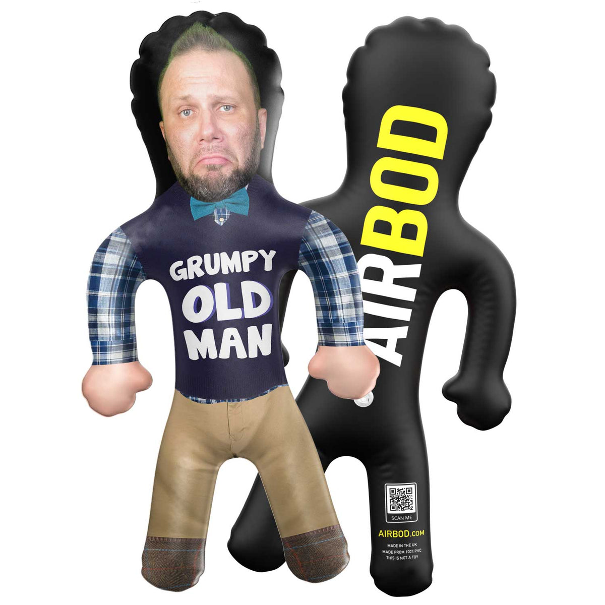 Grumpy Old Man Blow Up Doll