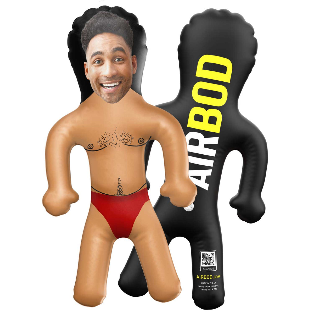 Dad Bod Red Swimmers Blow Up Doll