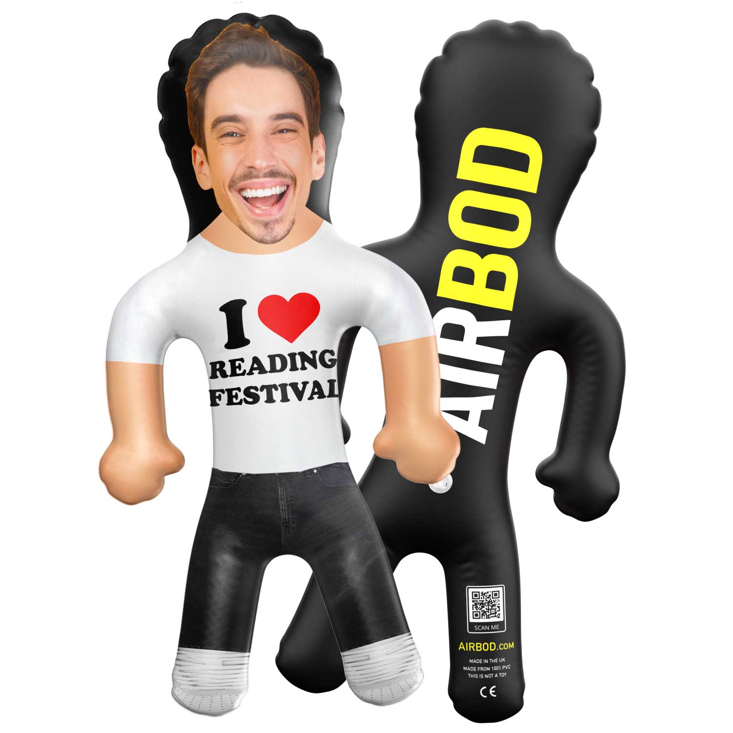 I Love Reading Festival Blow Up Doll