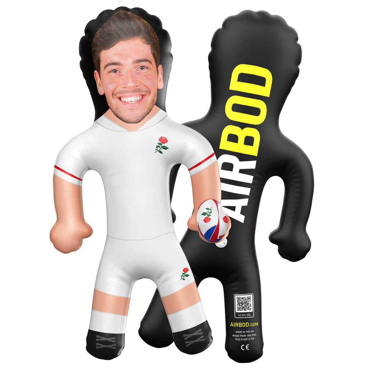 England Rugby Kit Blow Up Doll