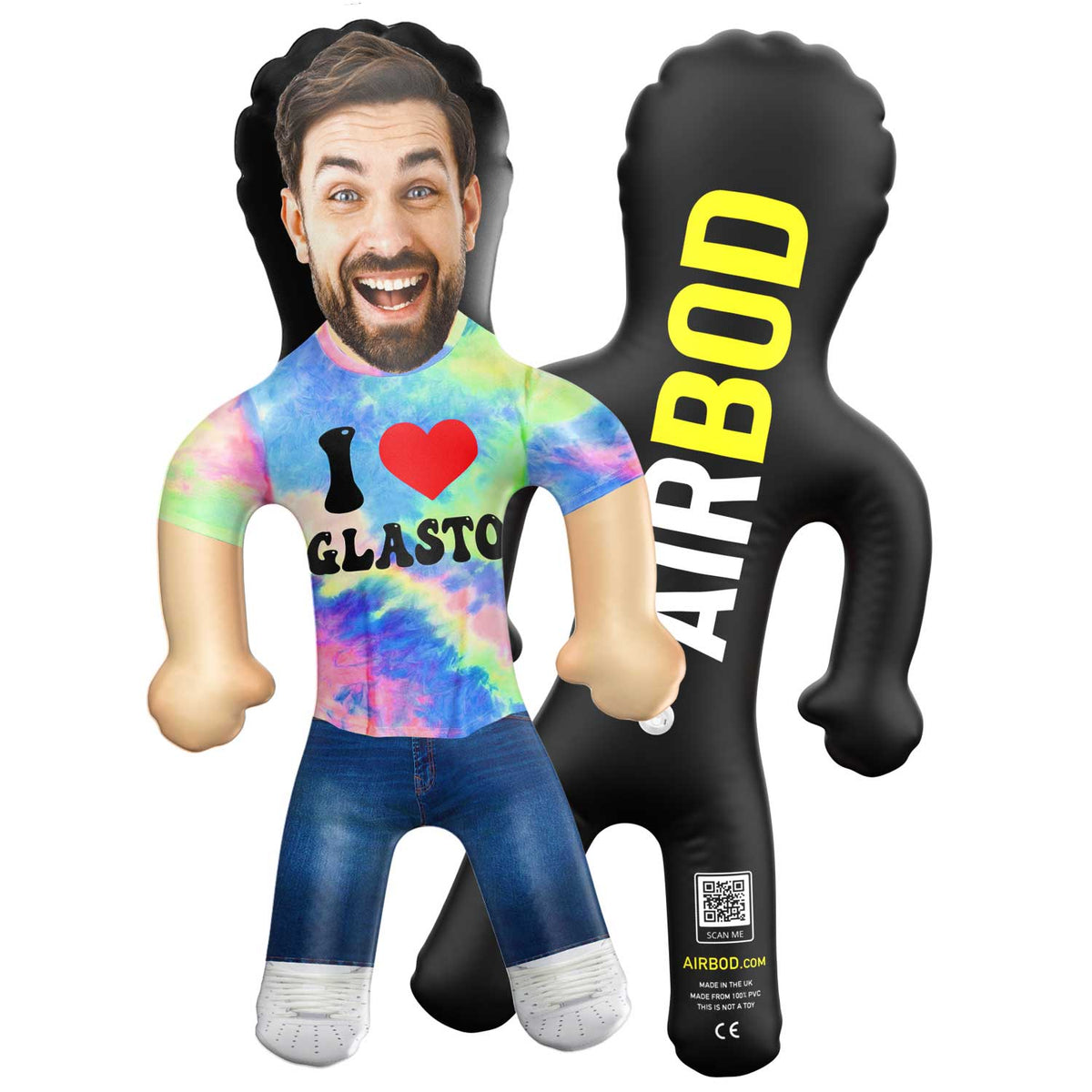 I Love Glasto Blow Up Doll