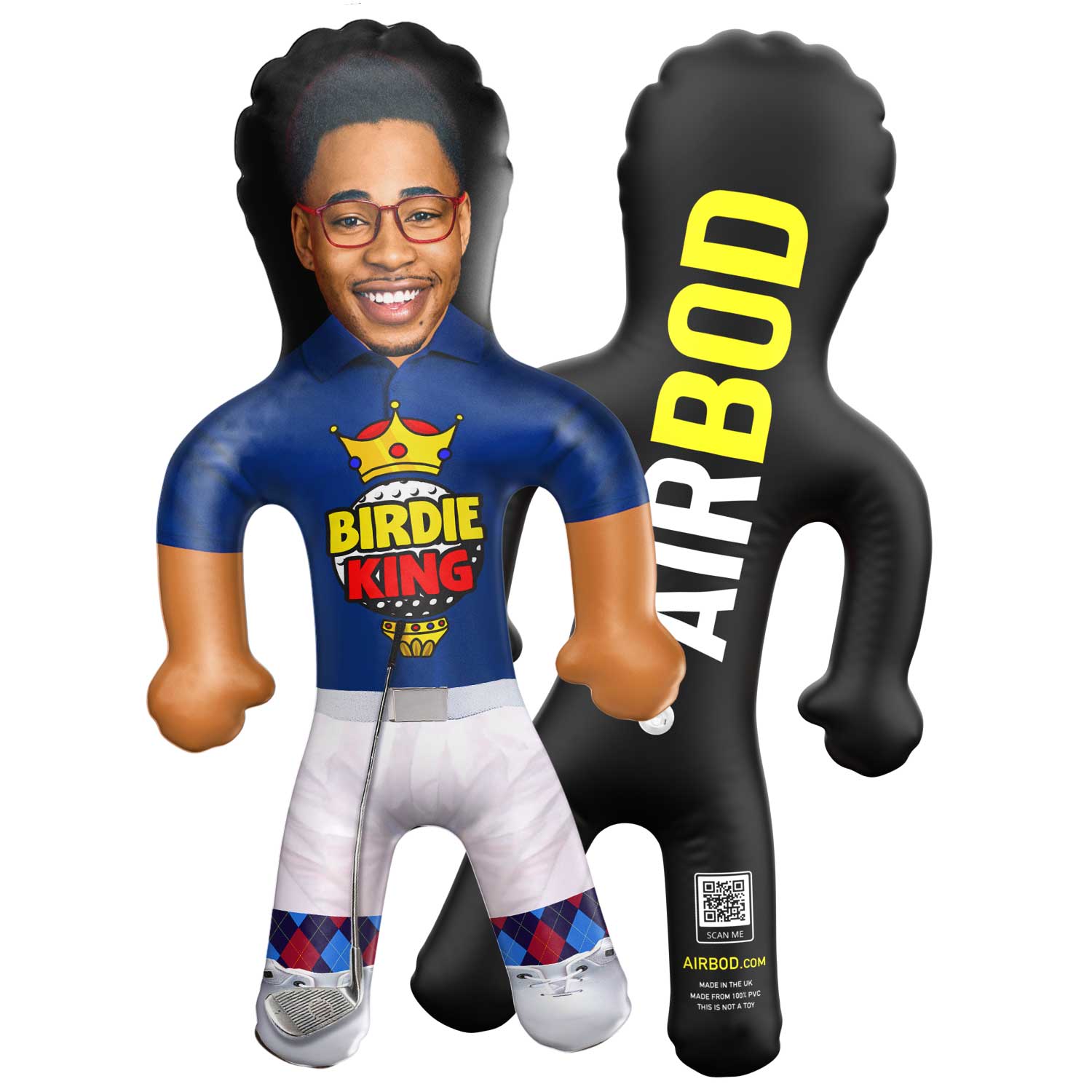 Birdie King Golfer Blow Up Doll