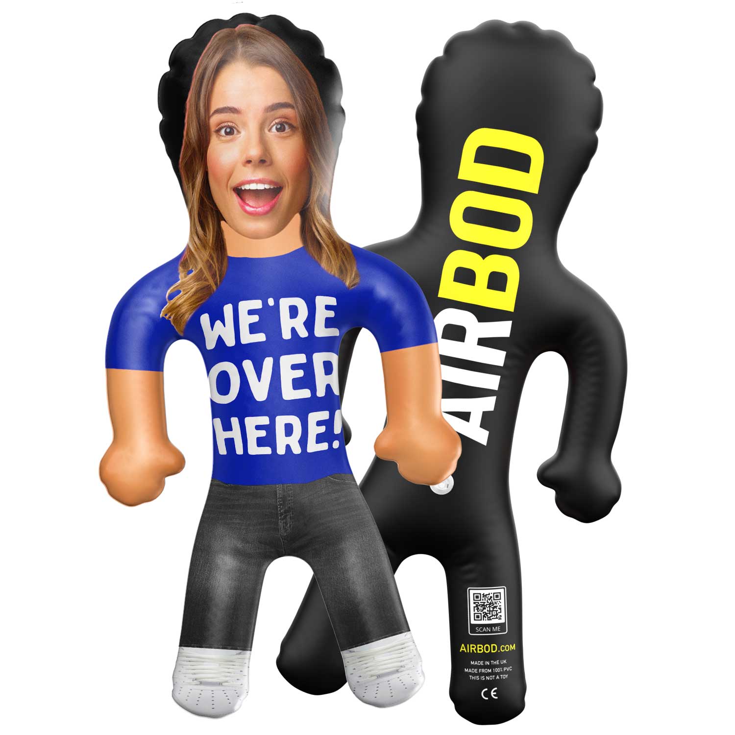 We're Over Here! Blow Up Doll