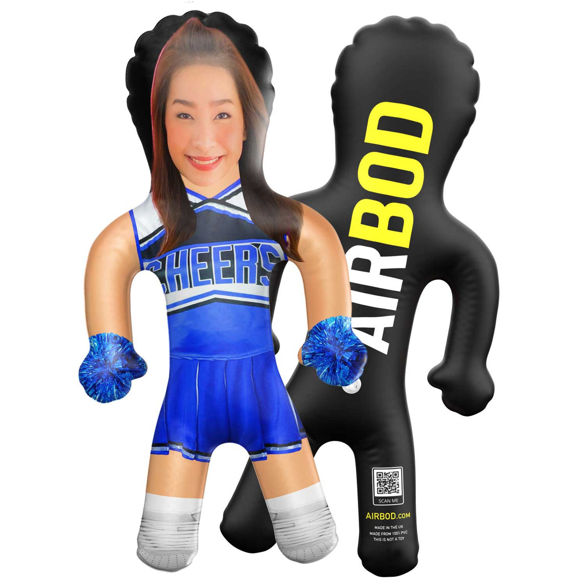 Cheerleader Blue Blow Up Doll