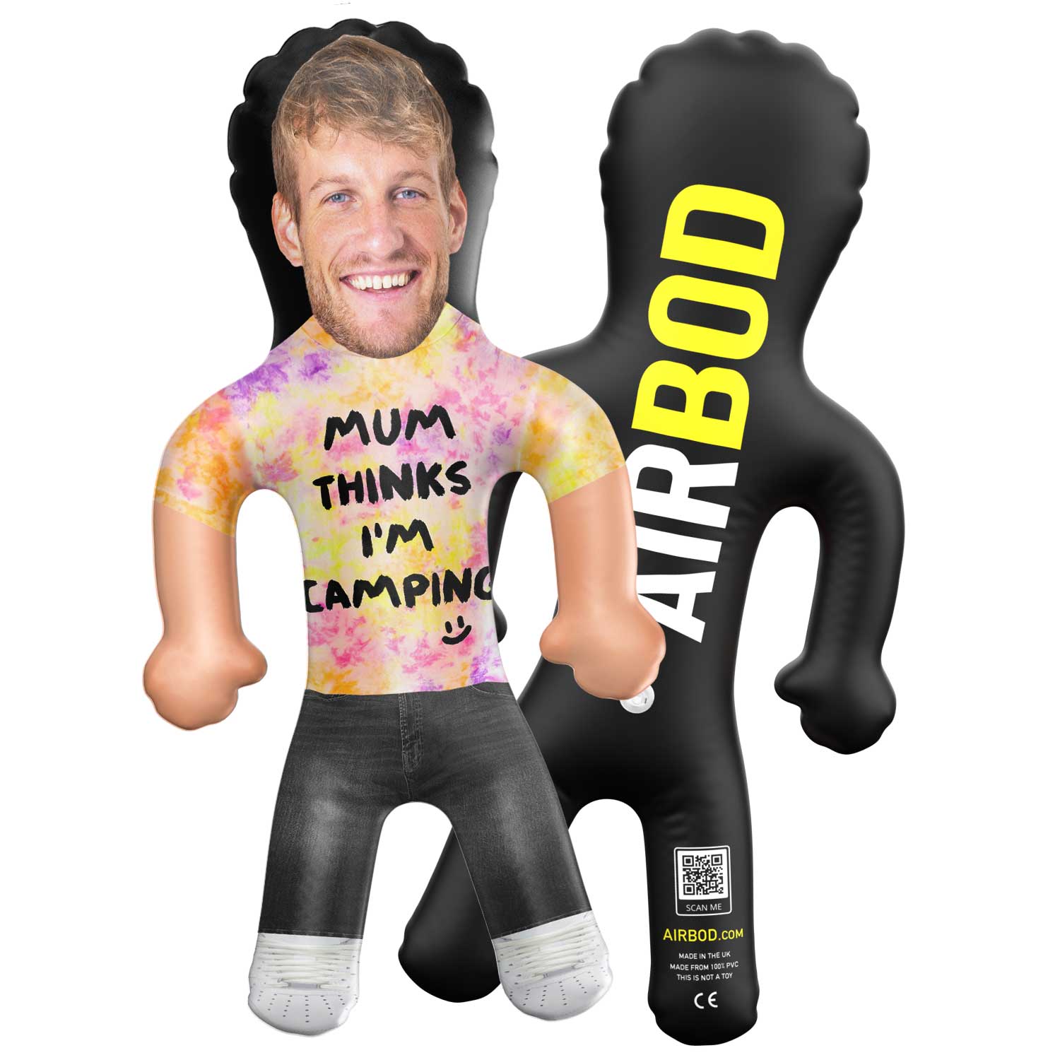 Mum Thinks I'm Camping Festival Blow Up Doll