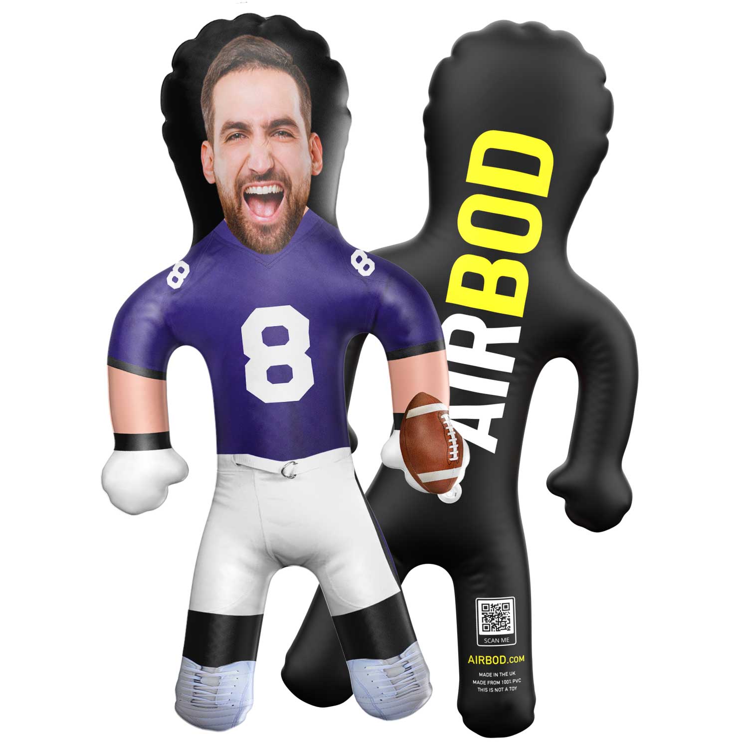 Baltimore Football Blow Up Doll