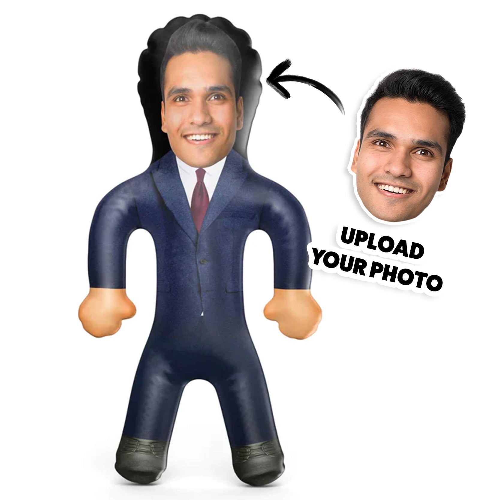 Navy Suit Blow Up Doll