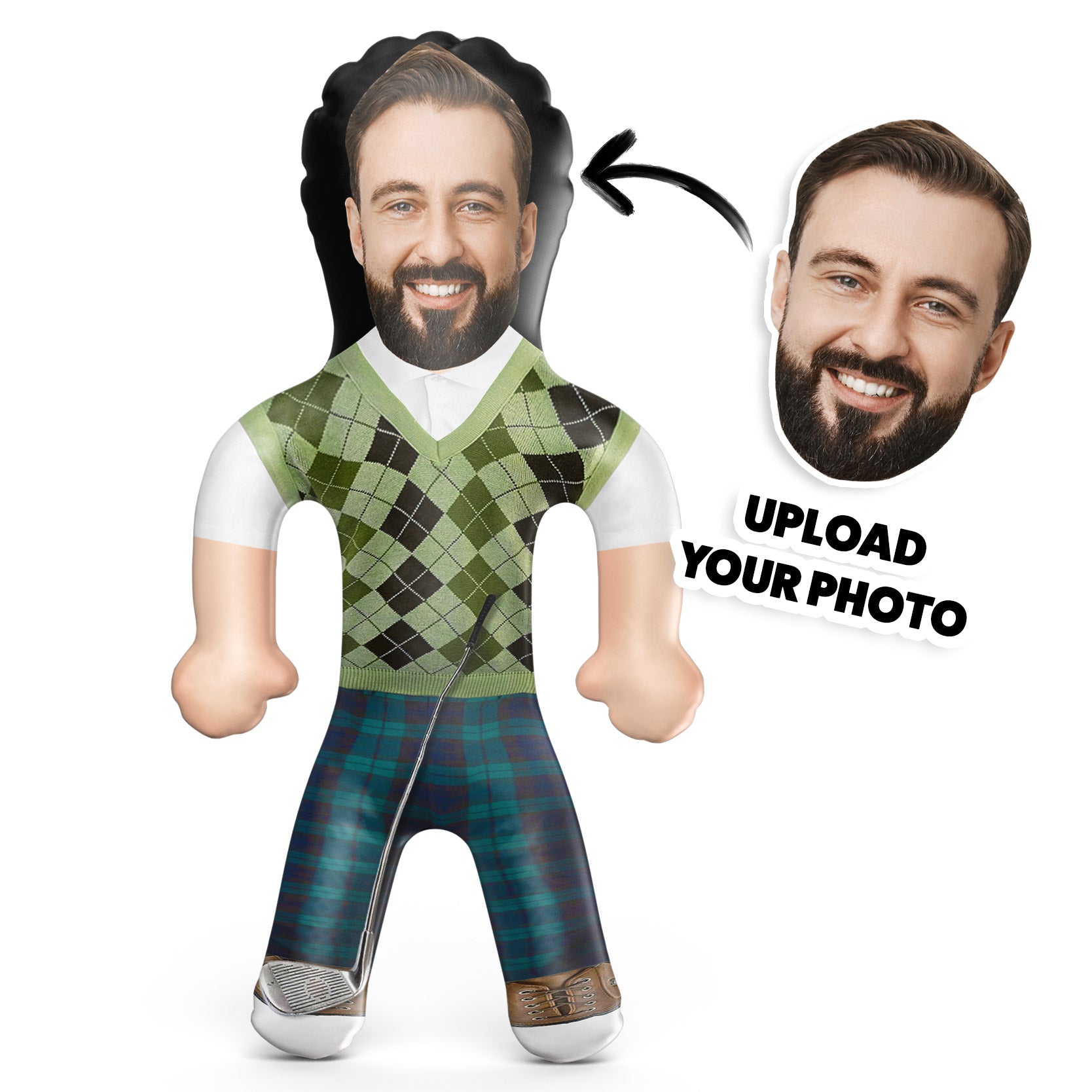 Golfer Blow Up Doll