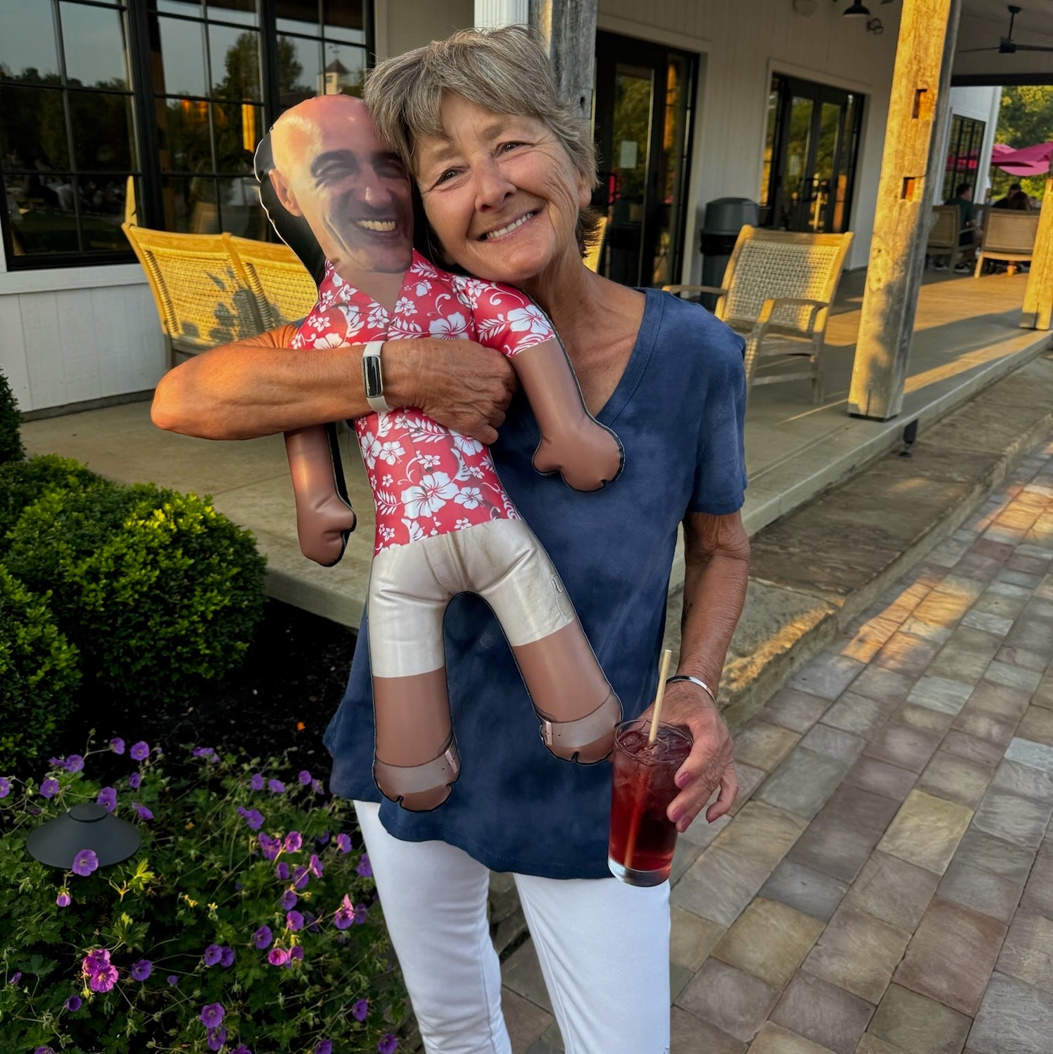 Hawaiian Shirt Blow Up Doll