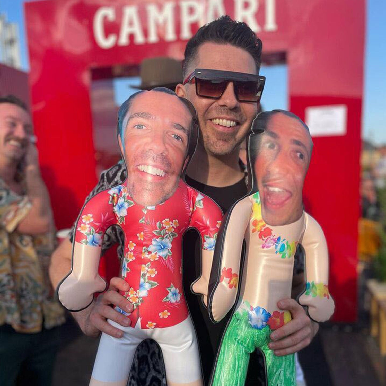 Hawaiian Shirt Red Blow Up Doll