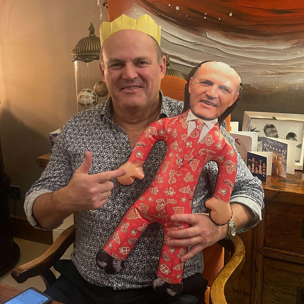 Red Christmas Suit Blow Up Doll