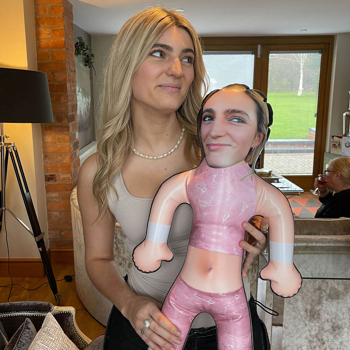 Pink Outfit Gym Girl Blow Up Doll