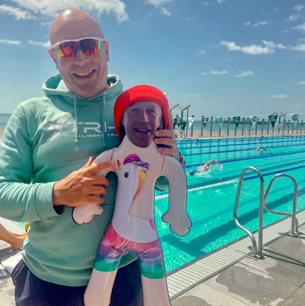 Unicorn Rubber Ring Swimshorts Boy Blow Up Doll