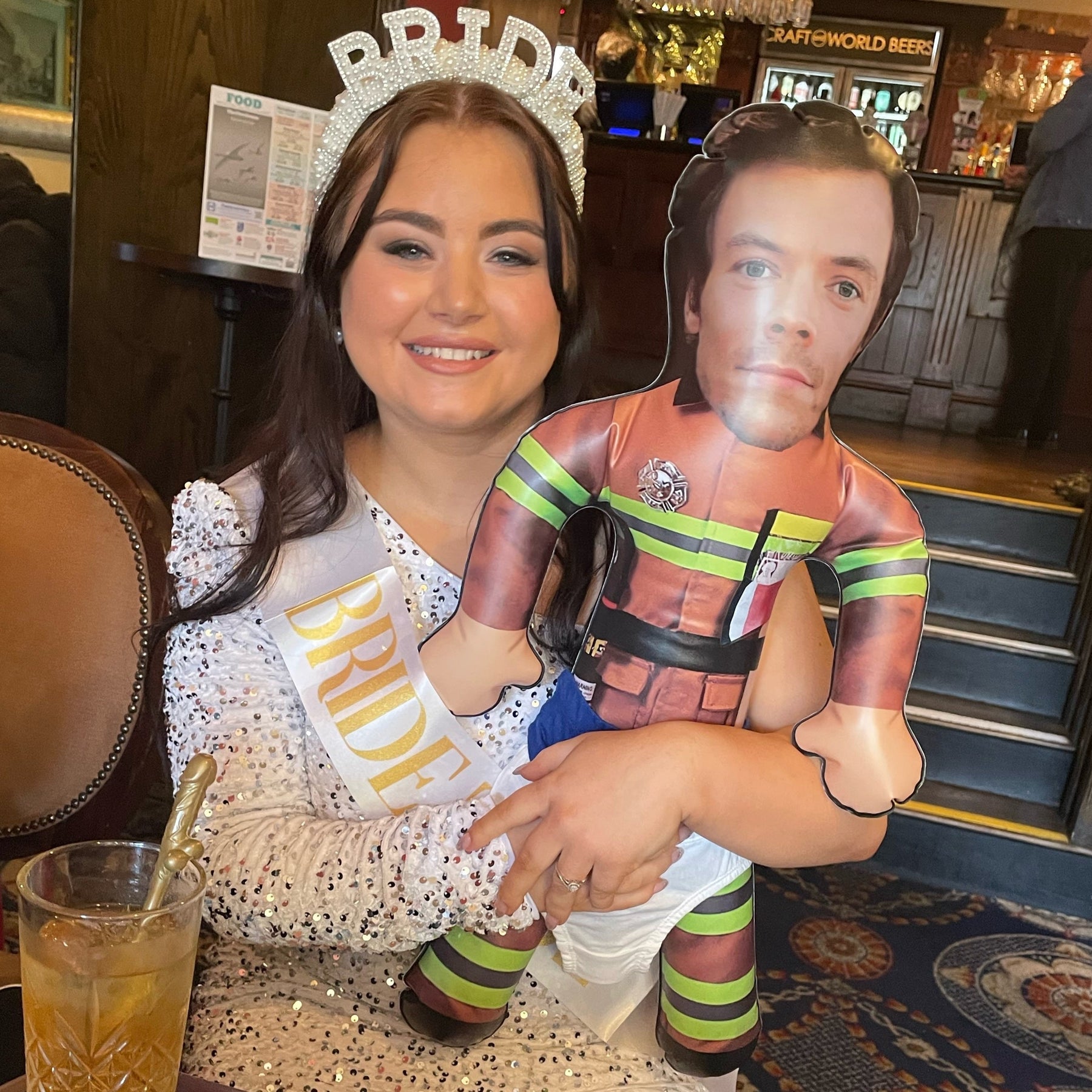 Firefighter Blow Up Doll