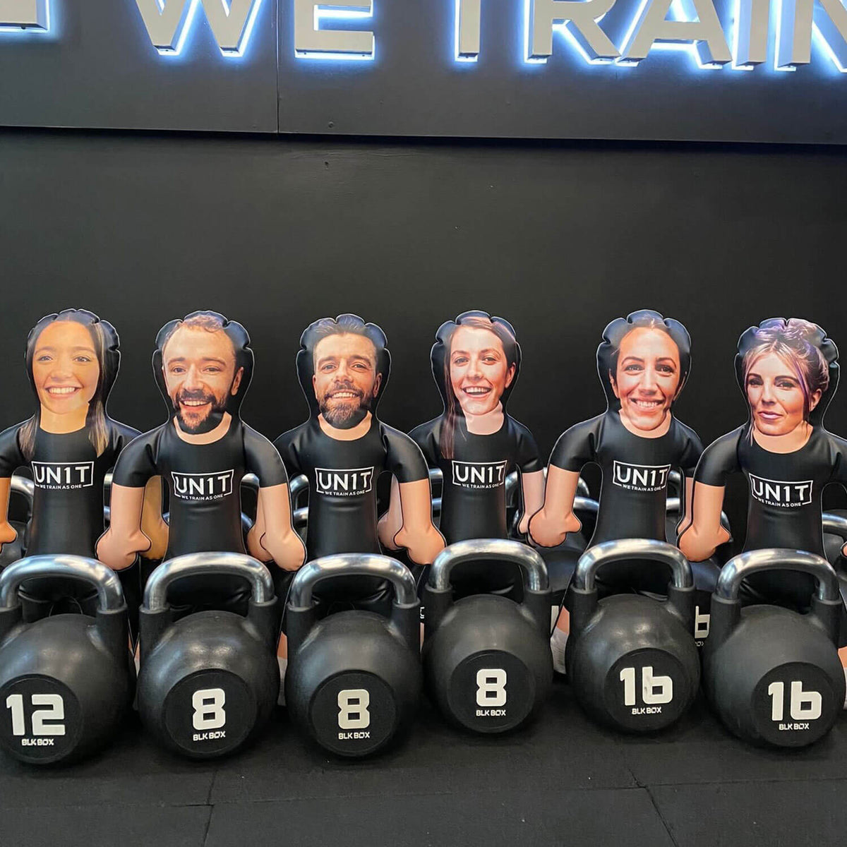 *Your Logo Here* Black T-Shirt Blow Up Doll