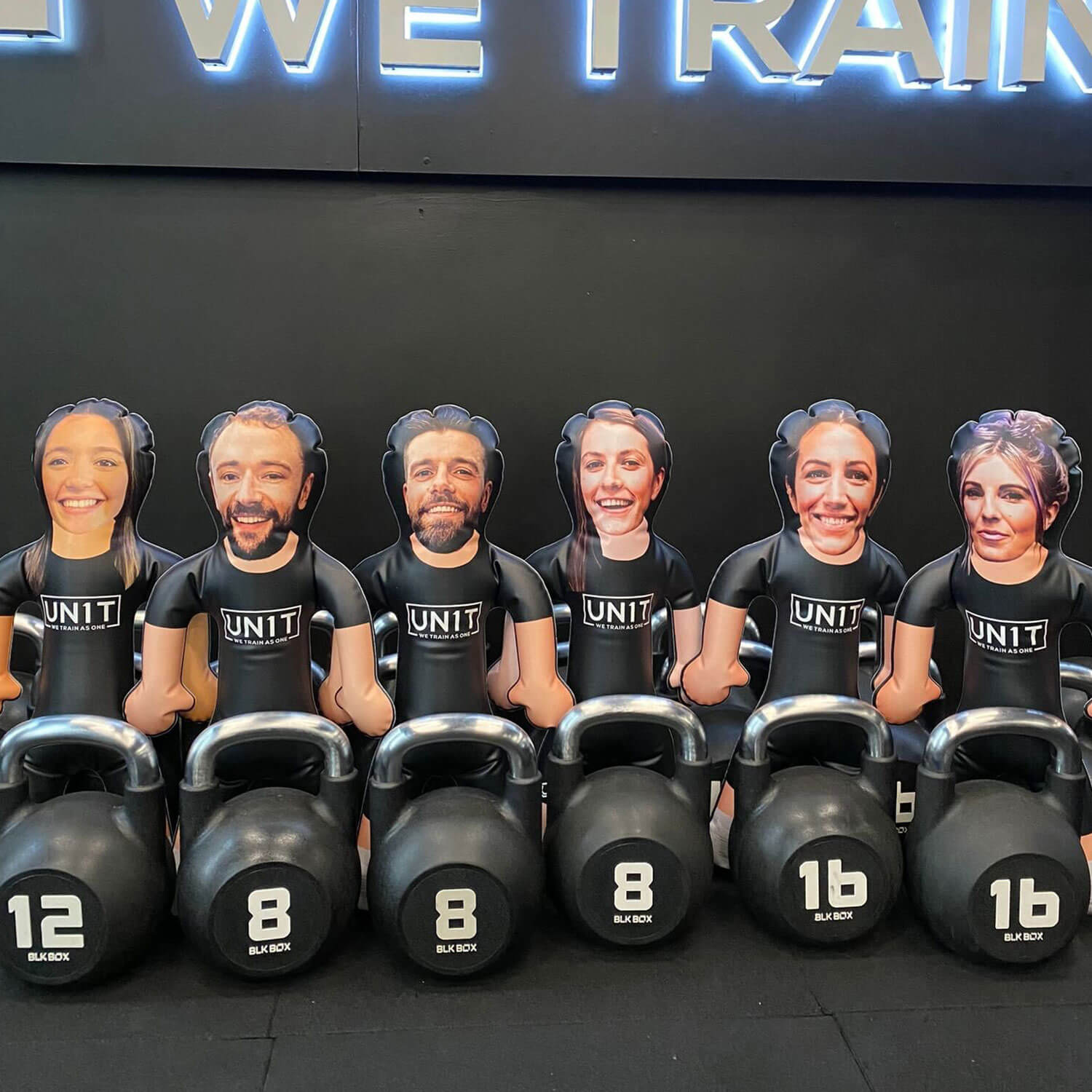 *Your Logo Here* Black T-Shirt Blow Up Doll